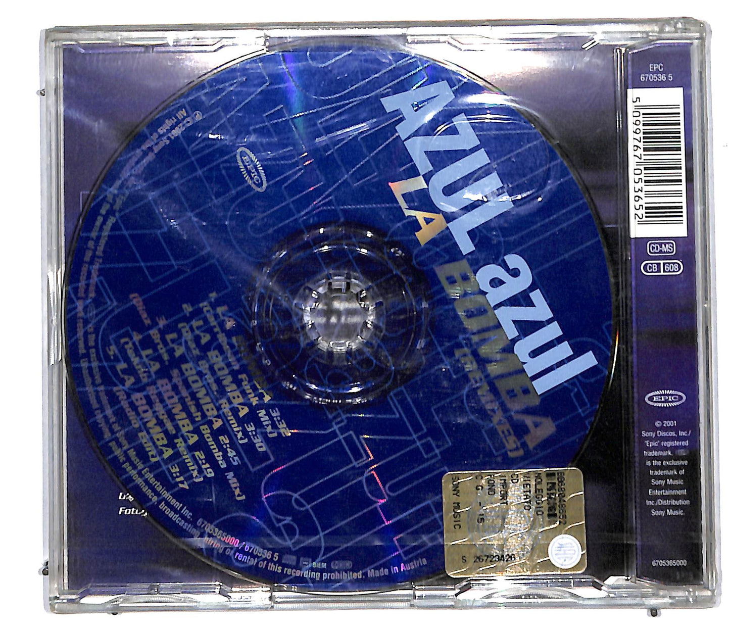 EBOND Azul Azul - La Bomba (Remixes) CD CD107152