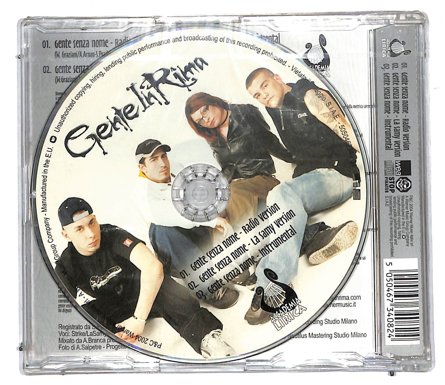EBOND Gente In Rima - Gente Senza Nome CD CD107161