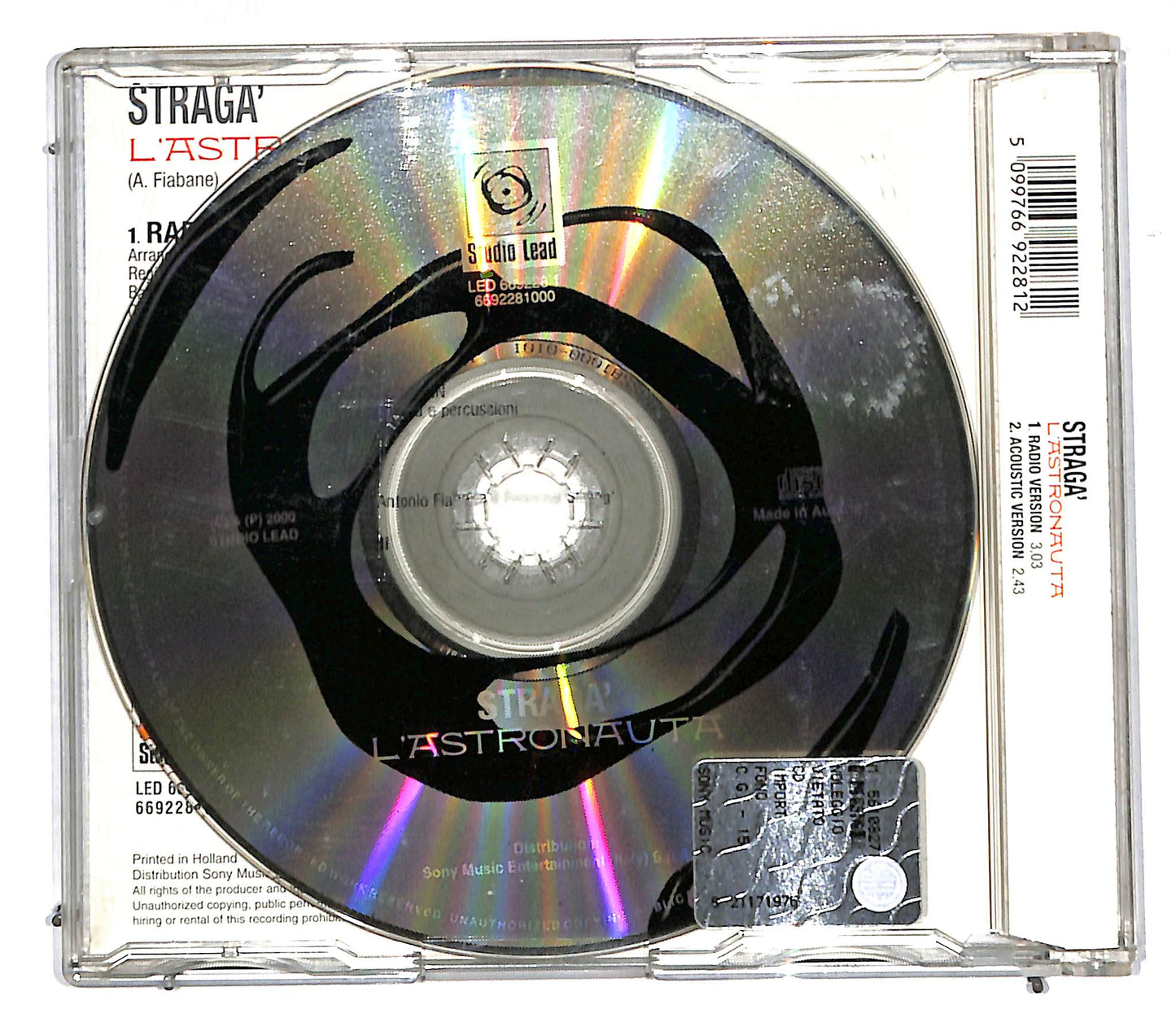 EBOND Straga - L'Astronauta CD CD107201