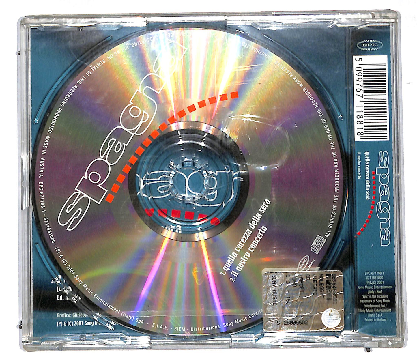 EBOND Spagna - Quella Carezza Della Sera CD CD107208