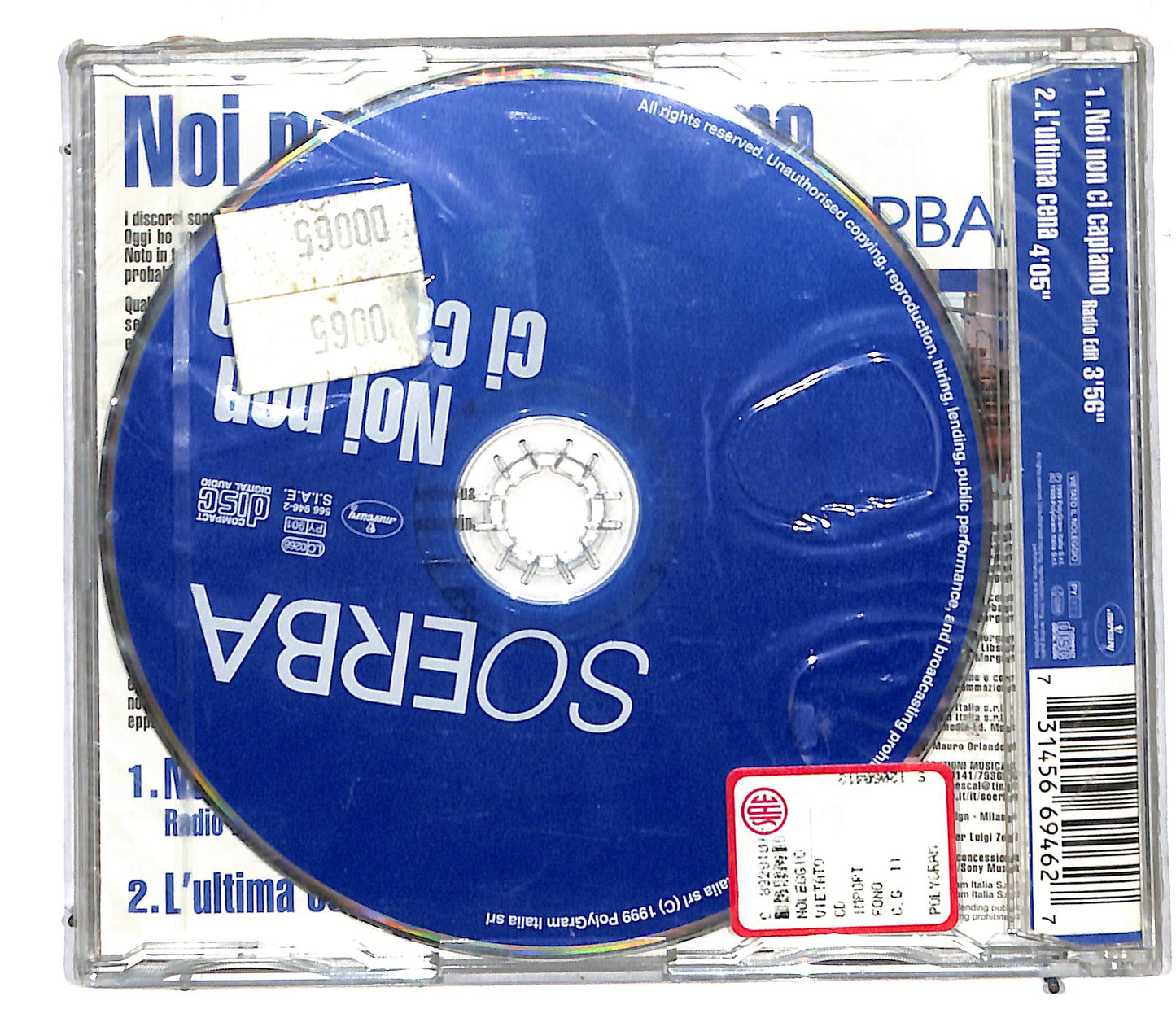 EBOND Soerba - Noi Non Ci Capiamo CD CD107211