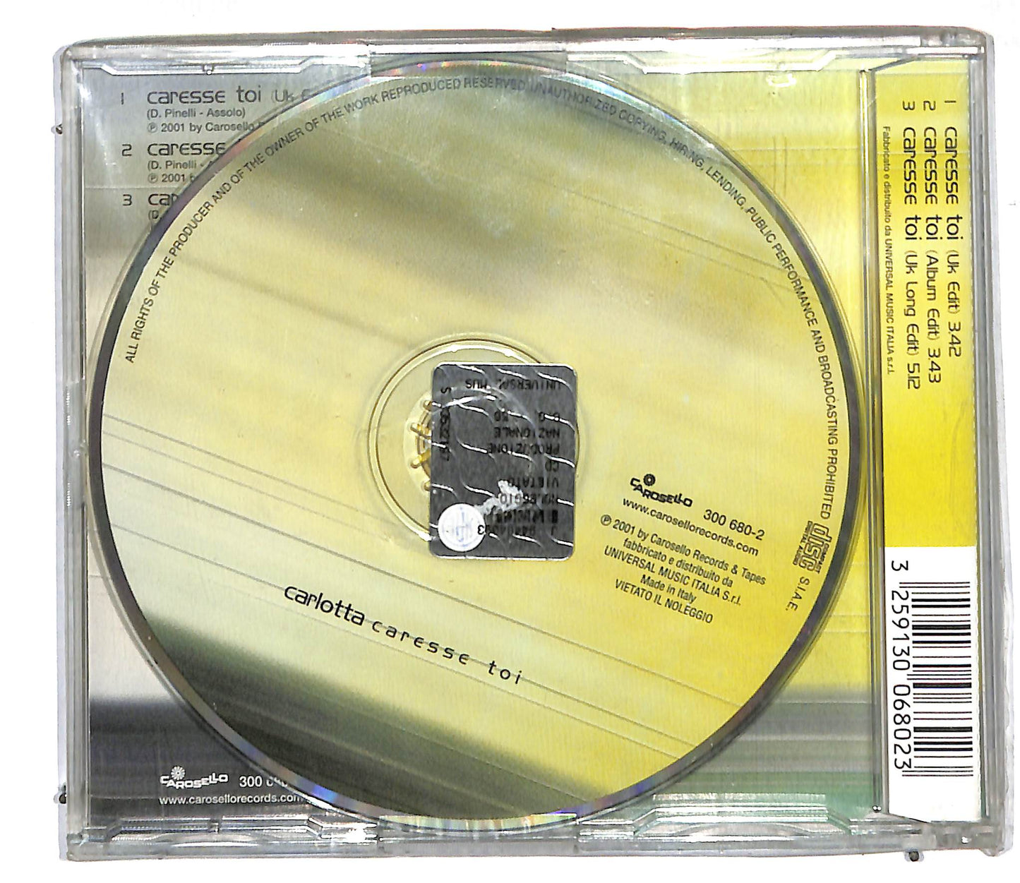 EBOND Carlotta - Caresse Toi CD CD107224