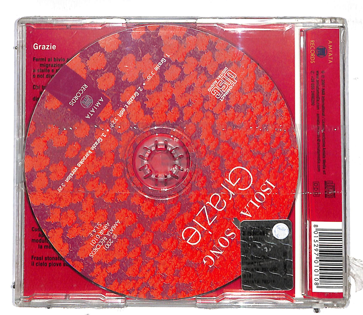 EBOND Isola Song - Grazie CD CD107258