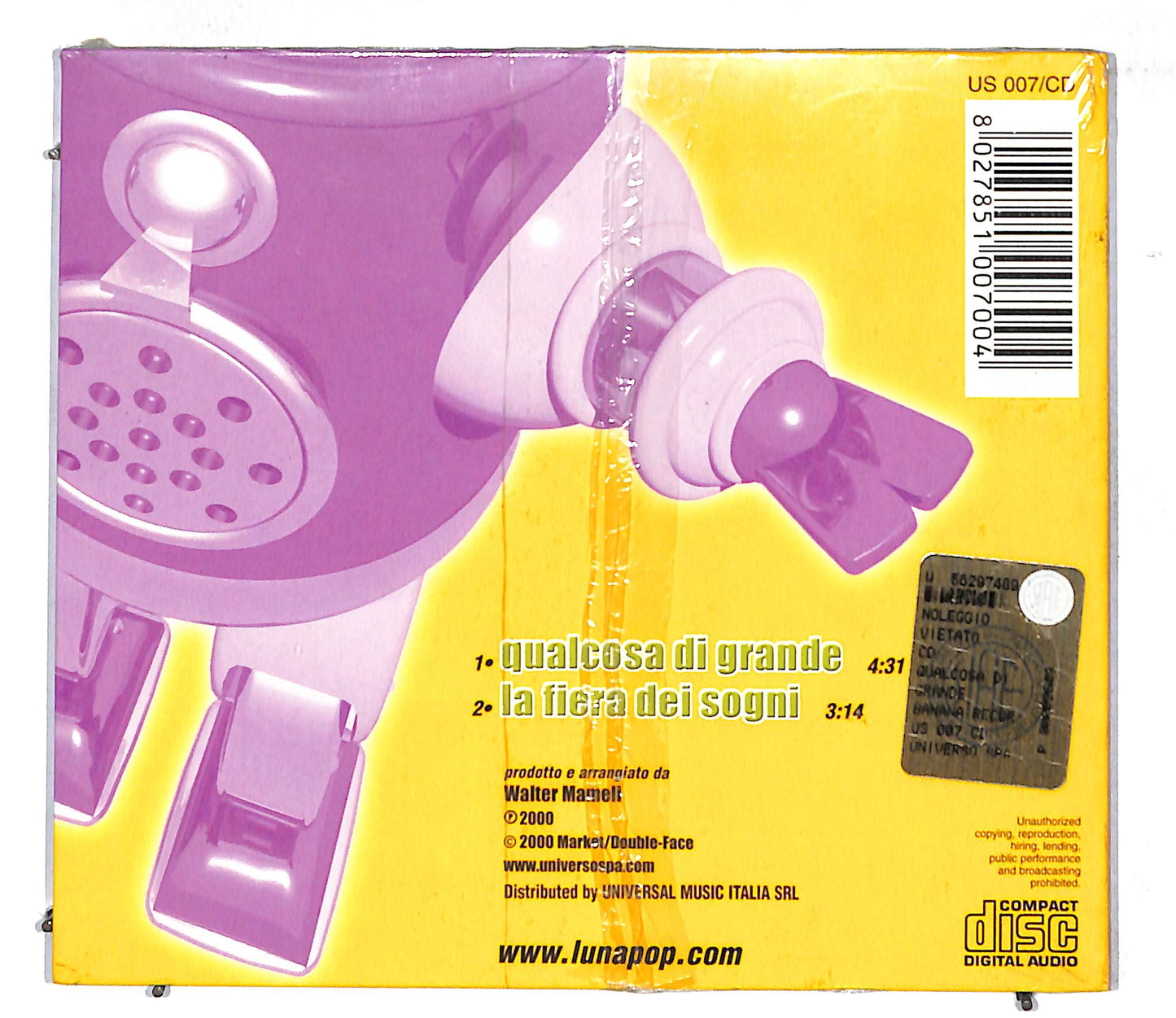 EBOND Lunapop - Qualcosa Di Grande Digipack CD CD107267