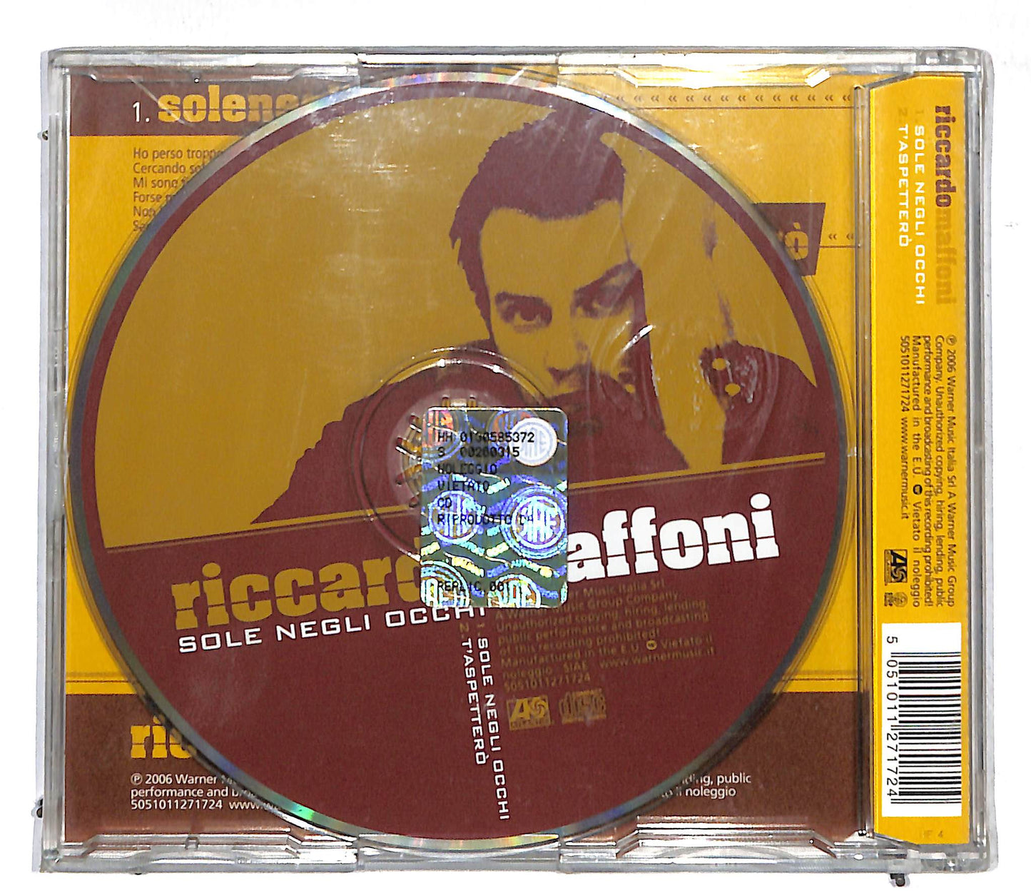EBOND Riccardo Maffoni - Sole Negli Occhi CD CD107269