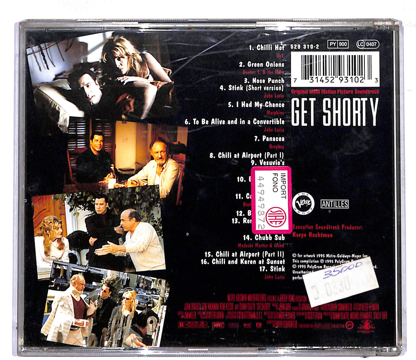 EBOND John Lurie , Various - Get Shorty Soundtrack CD CD107277