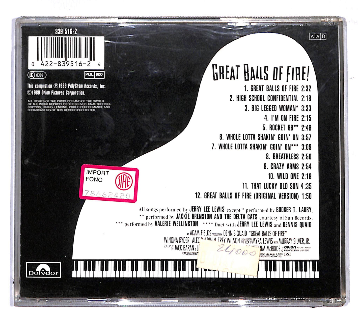EBOND Various - Great Balls Of Fire! (soundtrack) CD CD107319