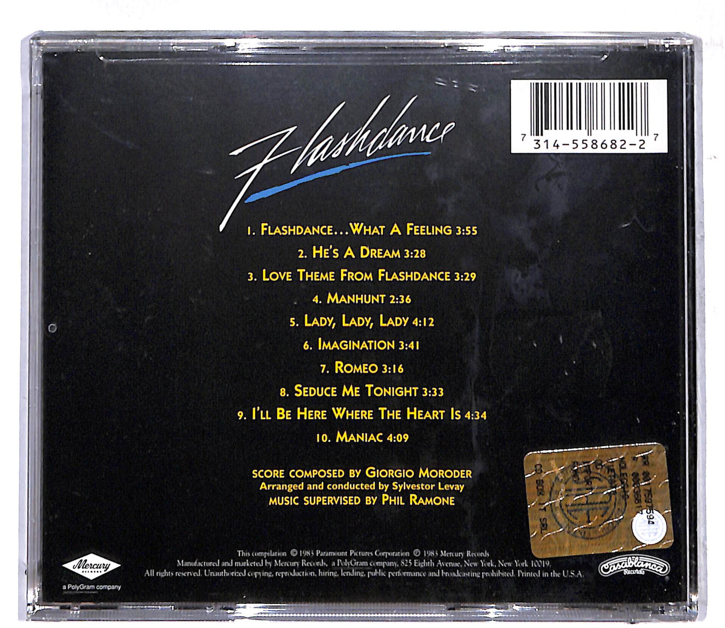 EBOND Various - Flashdance Soundtrack CD CD107331