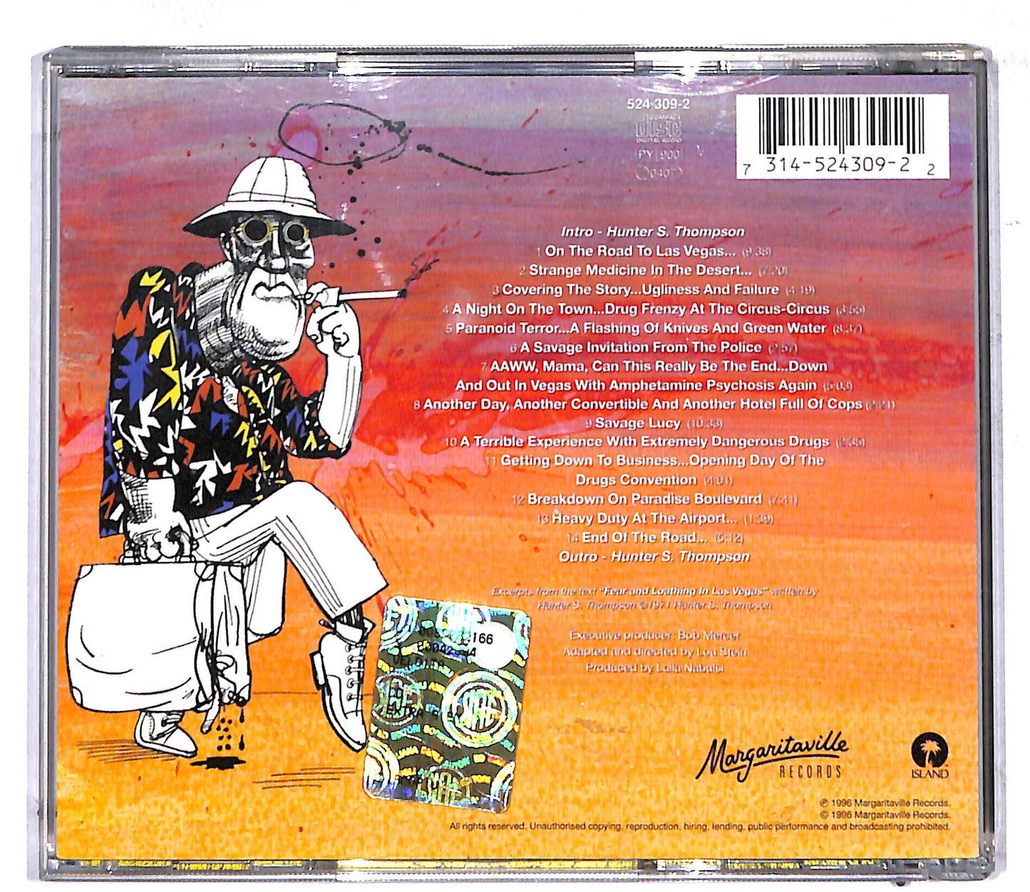 EBOND Hunter S. Thompson - Fear And Loathing In Las Vegas CD CD107333