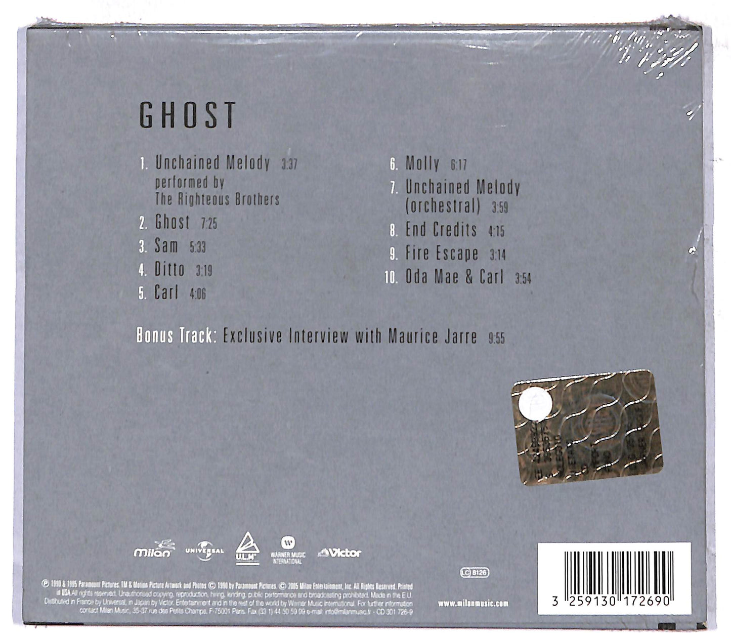EBOND Maurice Jarre - Ghost CD CD107336