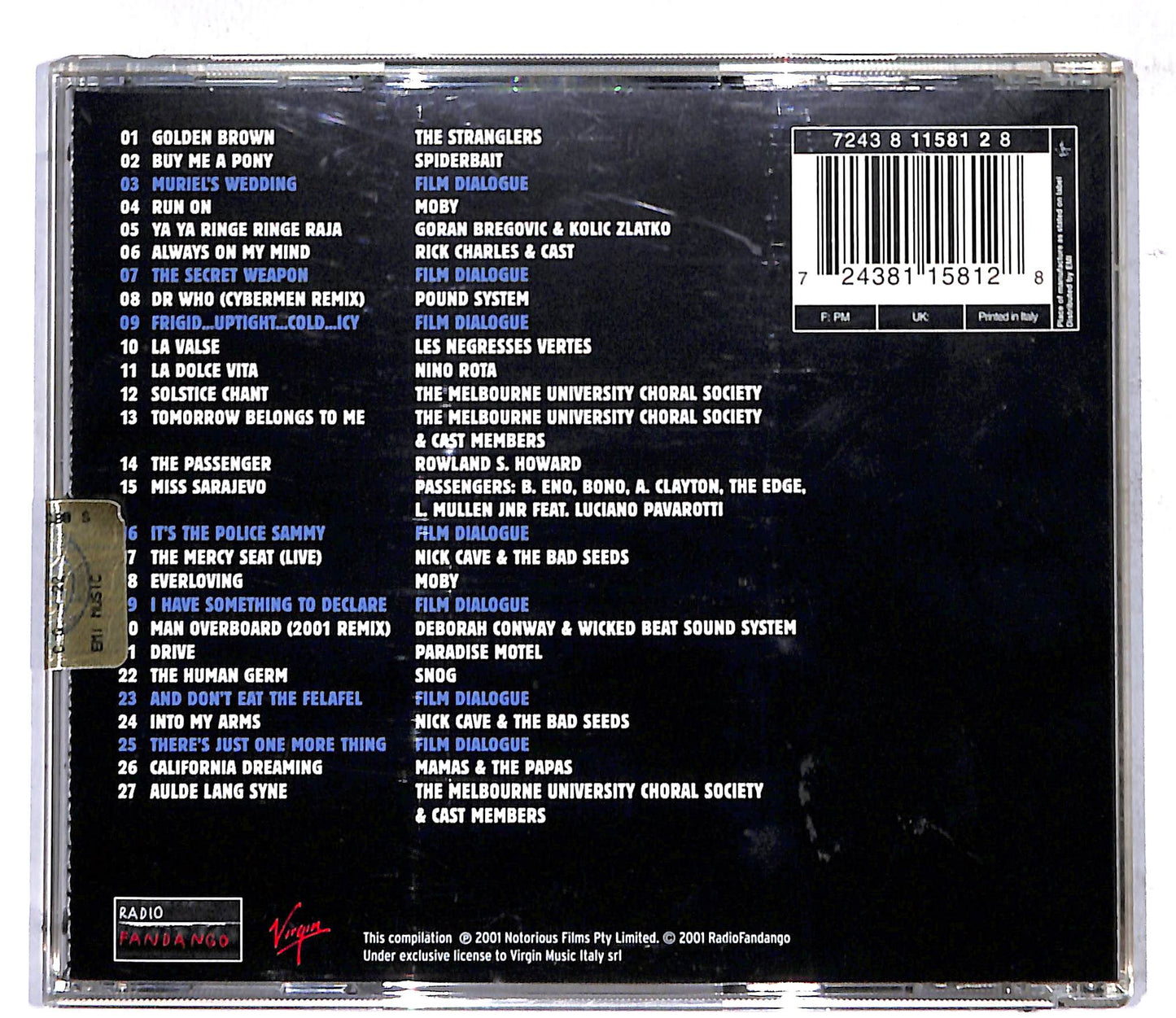 EBOND Various - E Mori Con Un Felafel In Mano CD CD107349