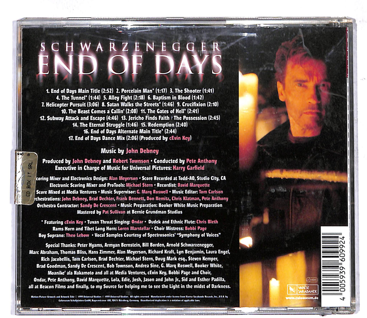 EBOND John Debney - End Of Days - soundtrack CD CD107350