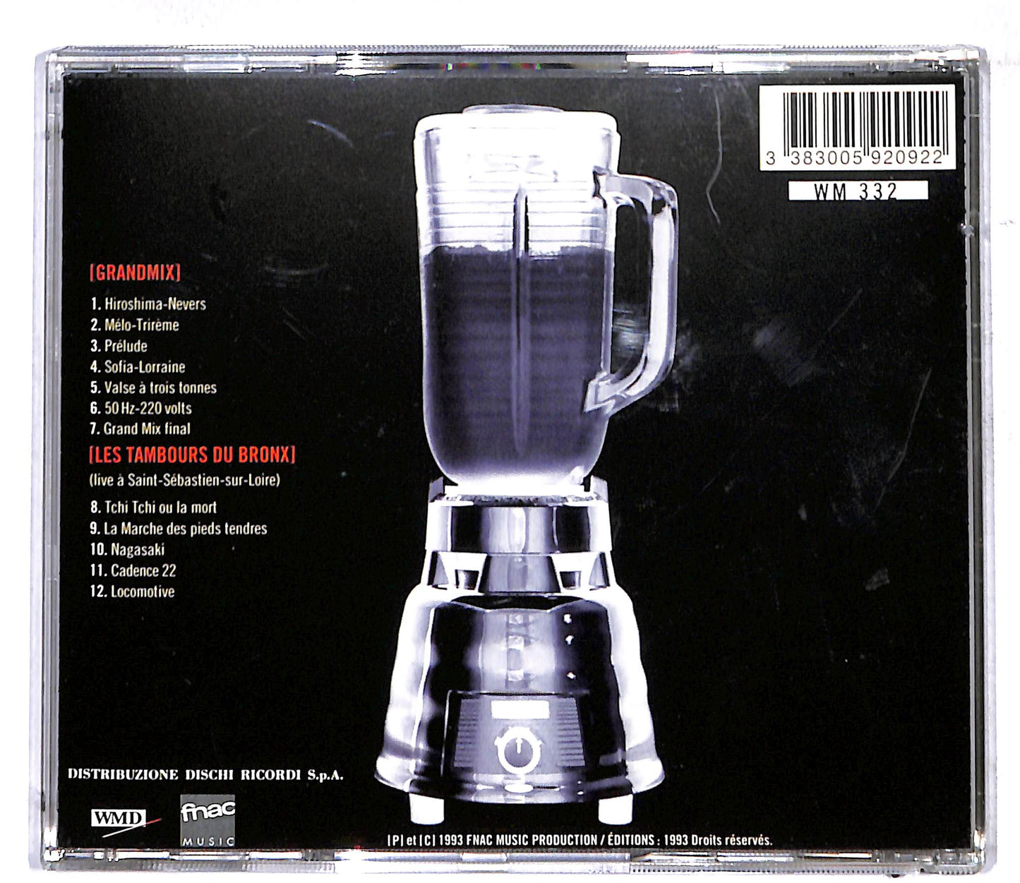 EBOND Les Tambours Du Bronx - Grandmix CD CD107356