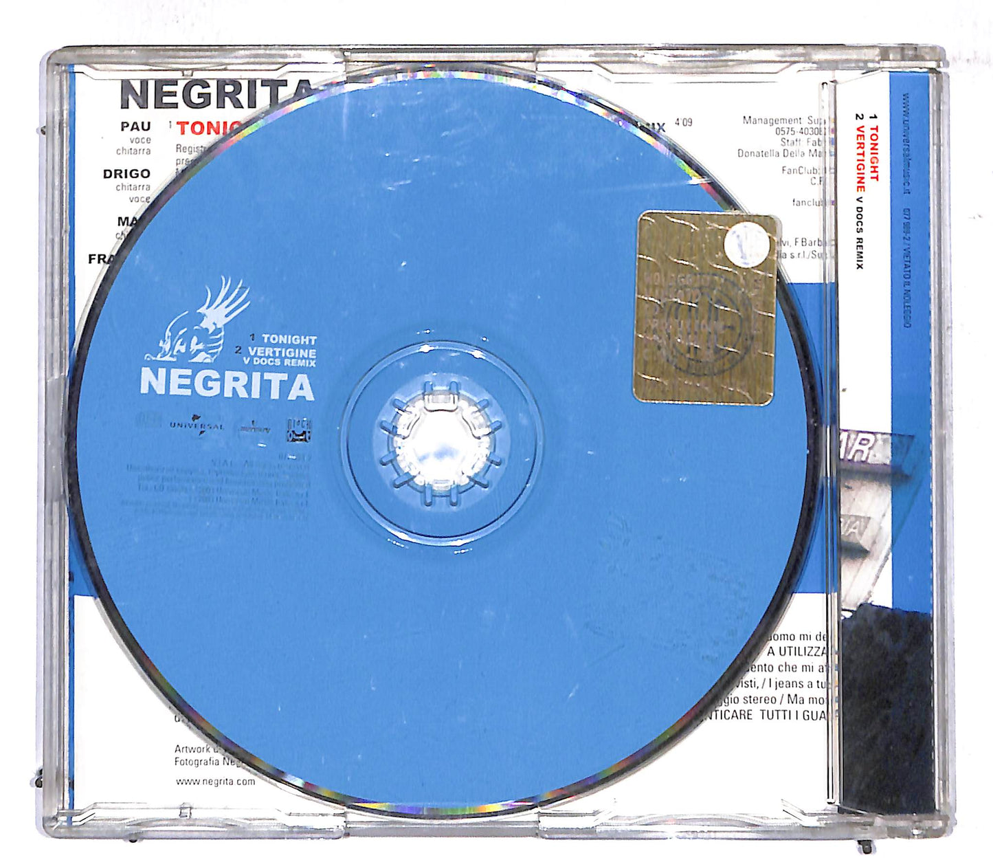 EBOND Negrita - Tonight CD CD107417