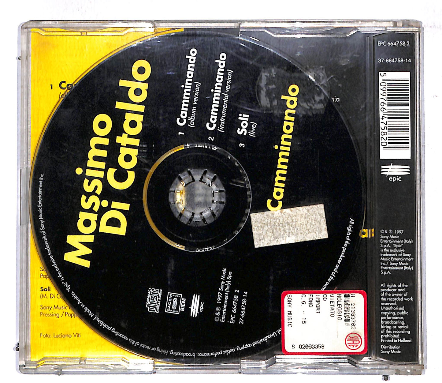 EBOND Massimo Di Cataldo - Camminando CD CD107420