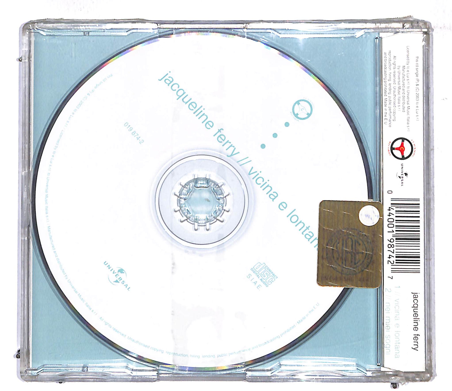 EBOND Jacqueline Ferry - Vicina E Lontana CD CD107427