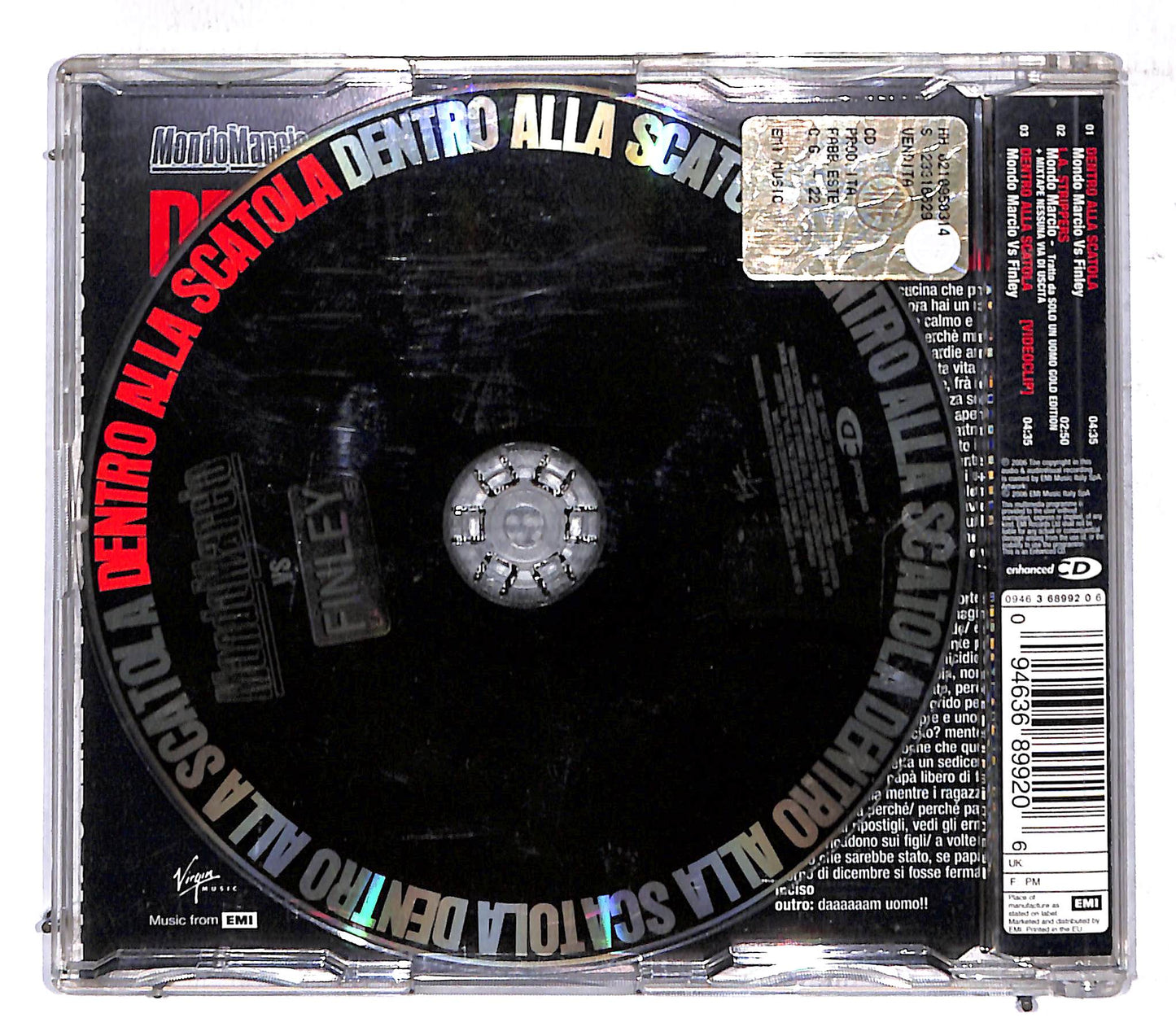 EBOND Mondo Marcio Vs Finley - Dentro Alla Scatola CD CD107428