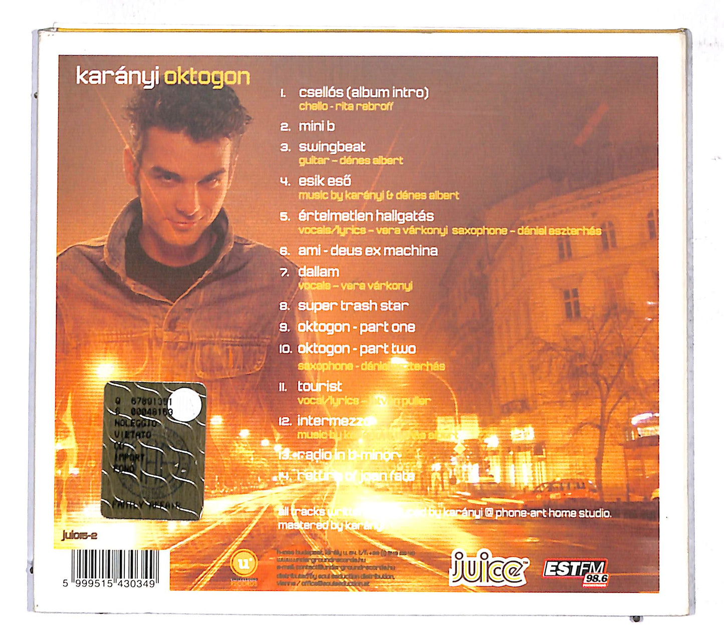 EBOND Karanyi - Oktogon DIGIPACK CD CD107433