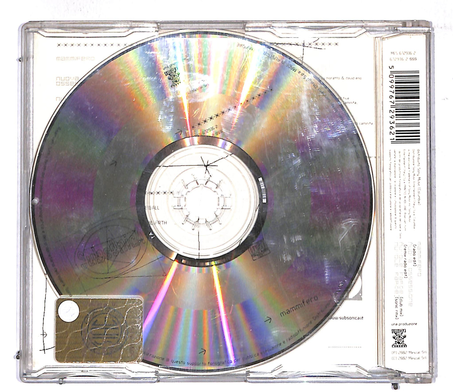 EBOND Subsonica - Mammifero CD CD107435