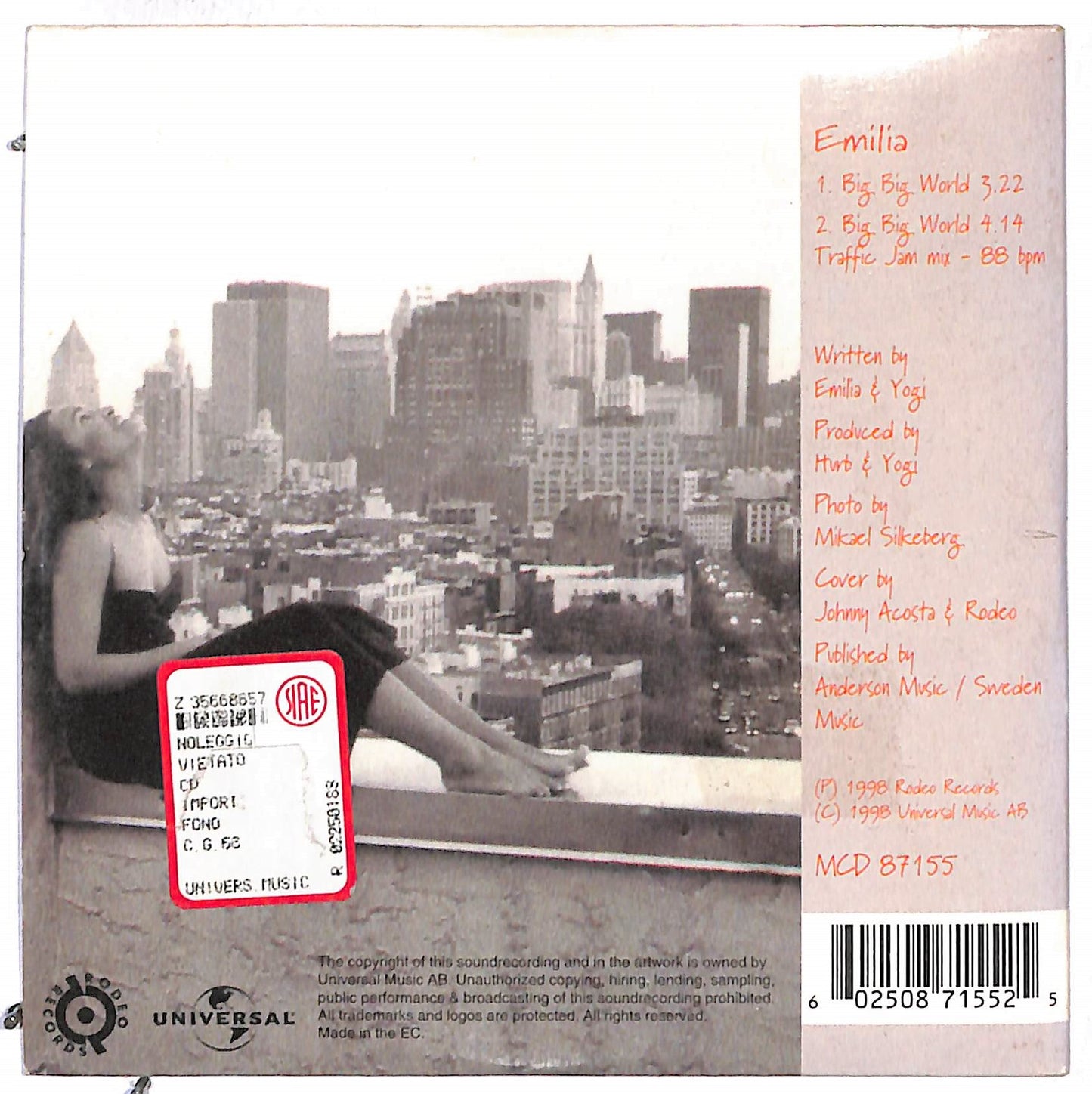 EBOND Emilia - Big Big World CD CD107455