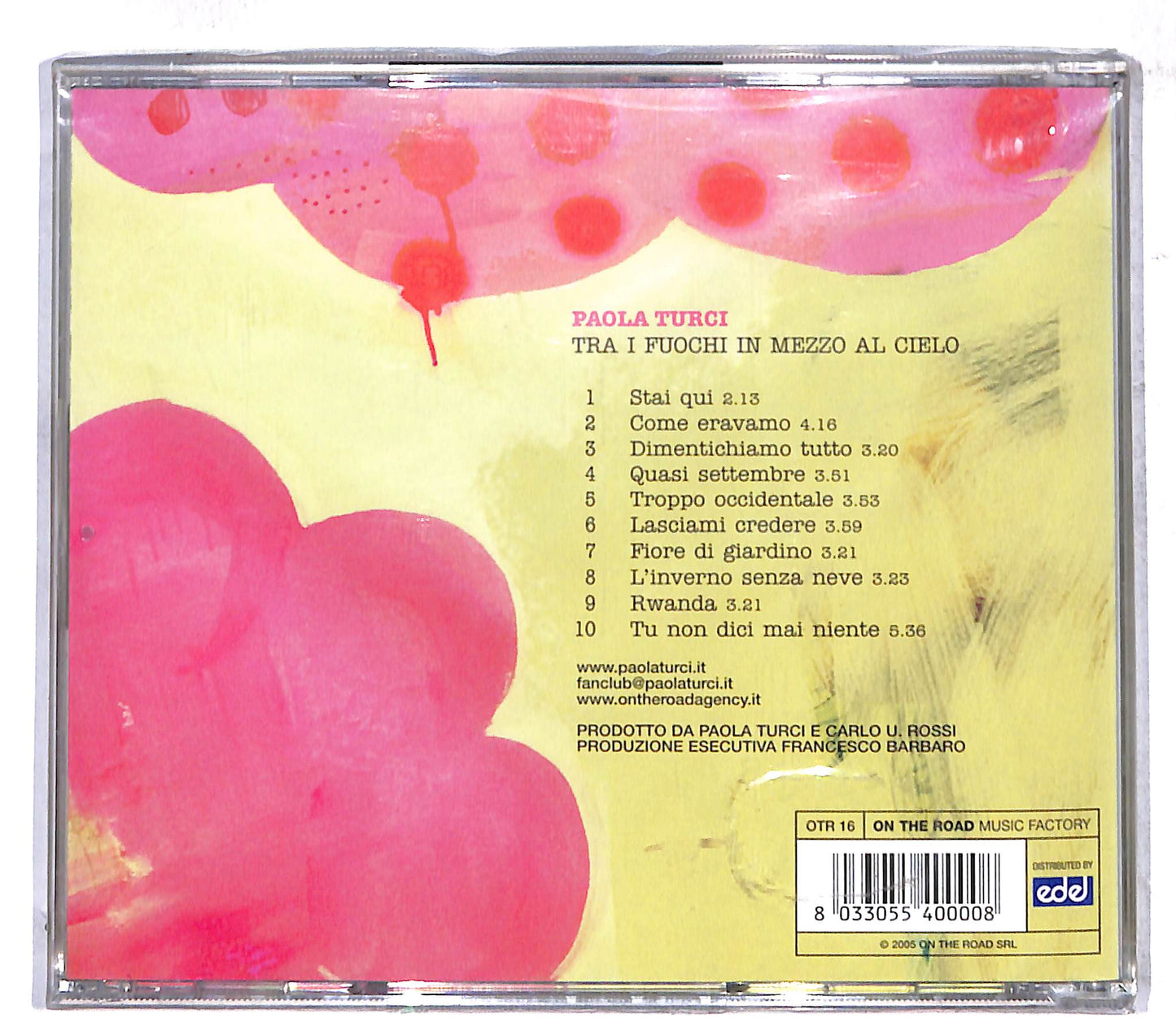 EBOND Paola Turci - Tra I Fuochi In Mezzo Al Cielo CD CD107474