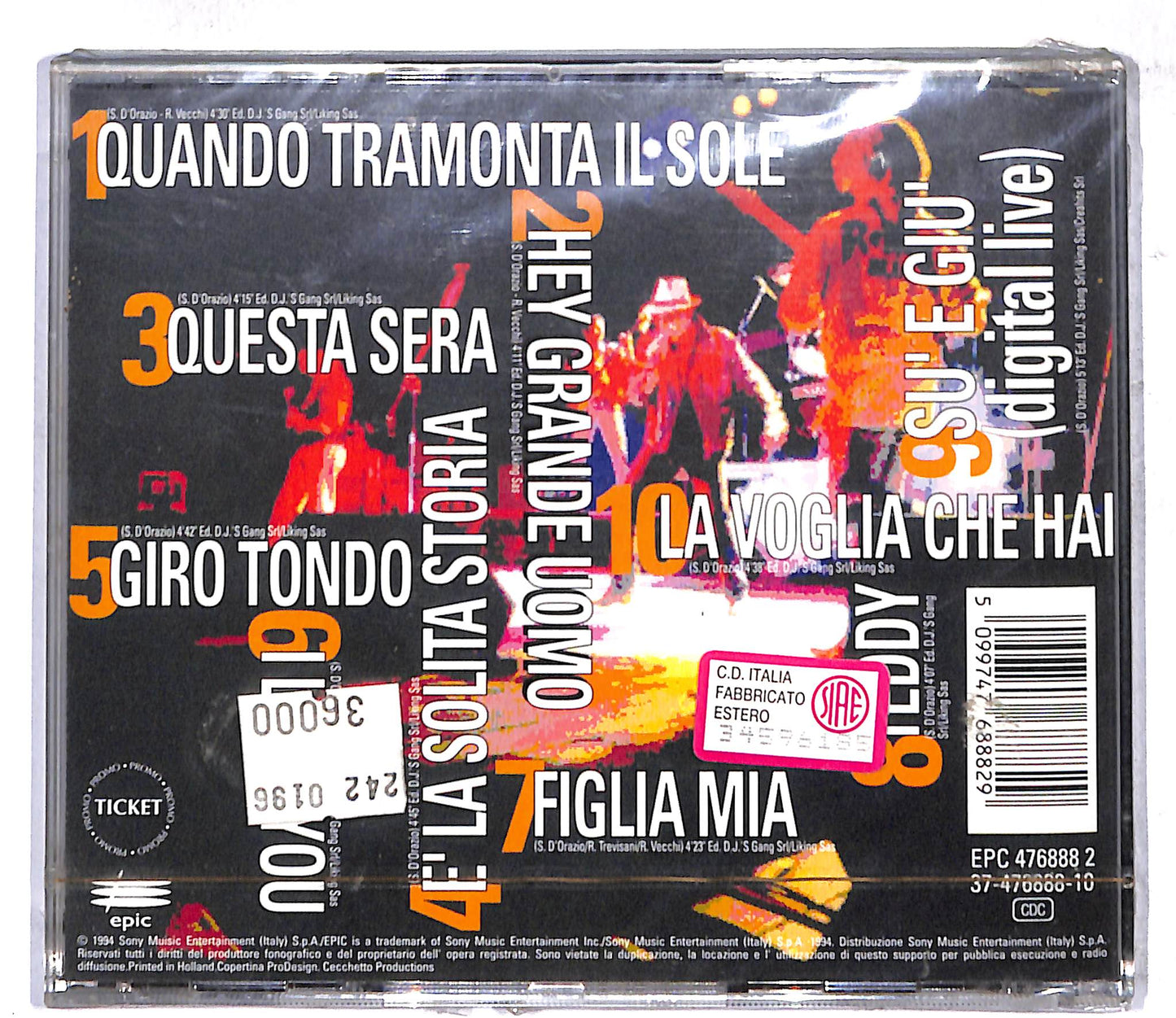 EBOND Vernice - Quando Tramonta Il Sole CD CD107476