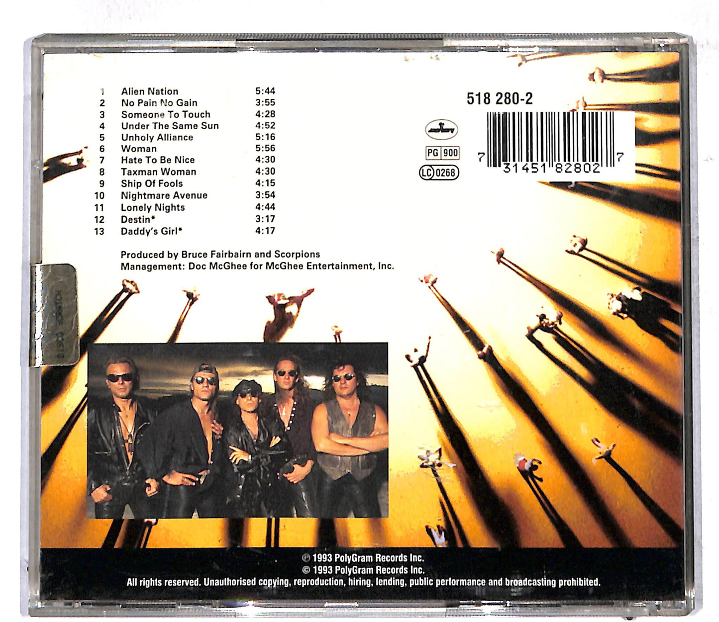 EBOND Scorpions - Face The Heat CD CD107521