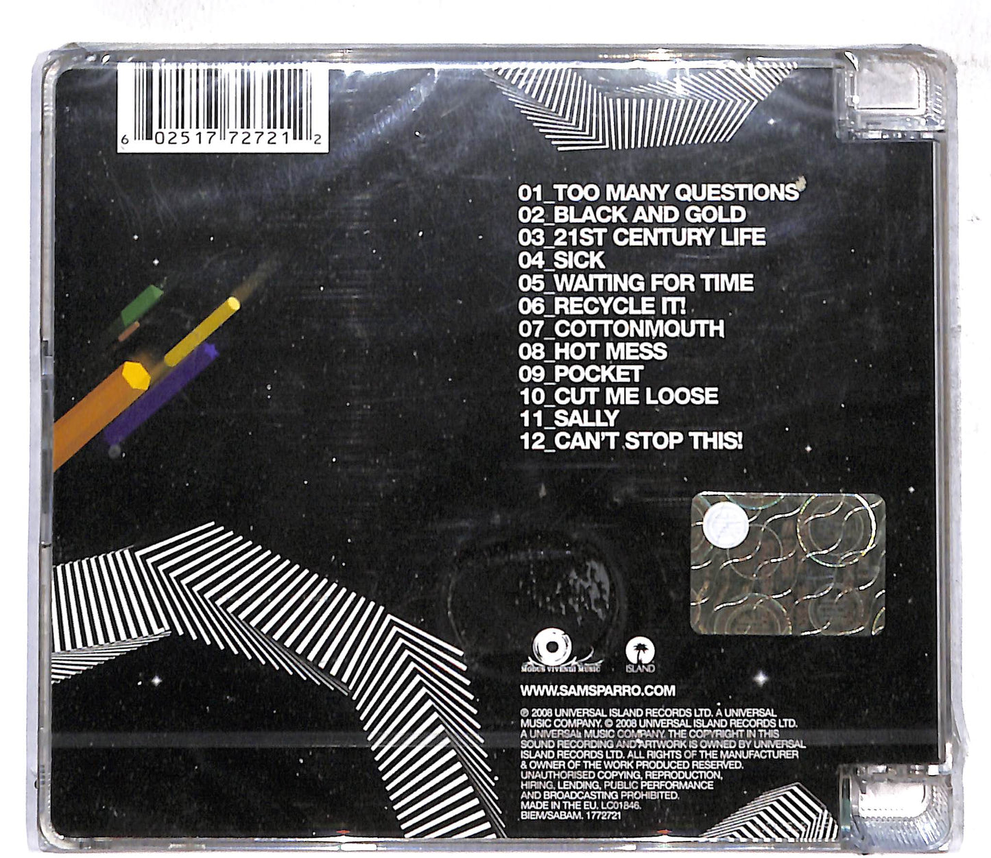 EBOND Sam Sparro - Sam Sparro SJB CD CD107554