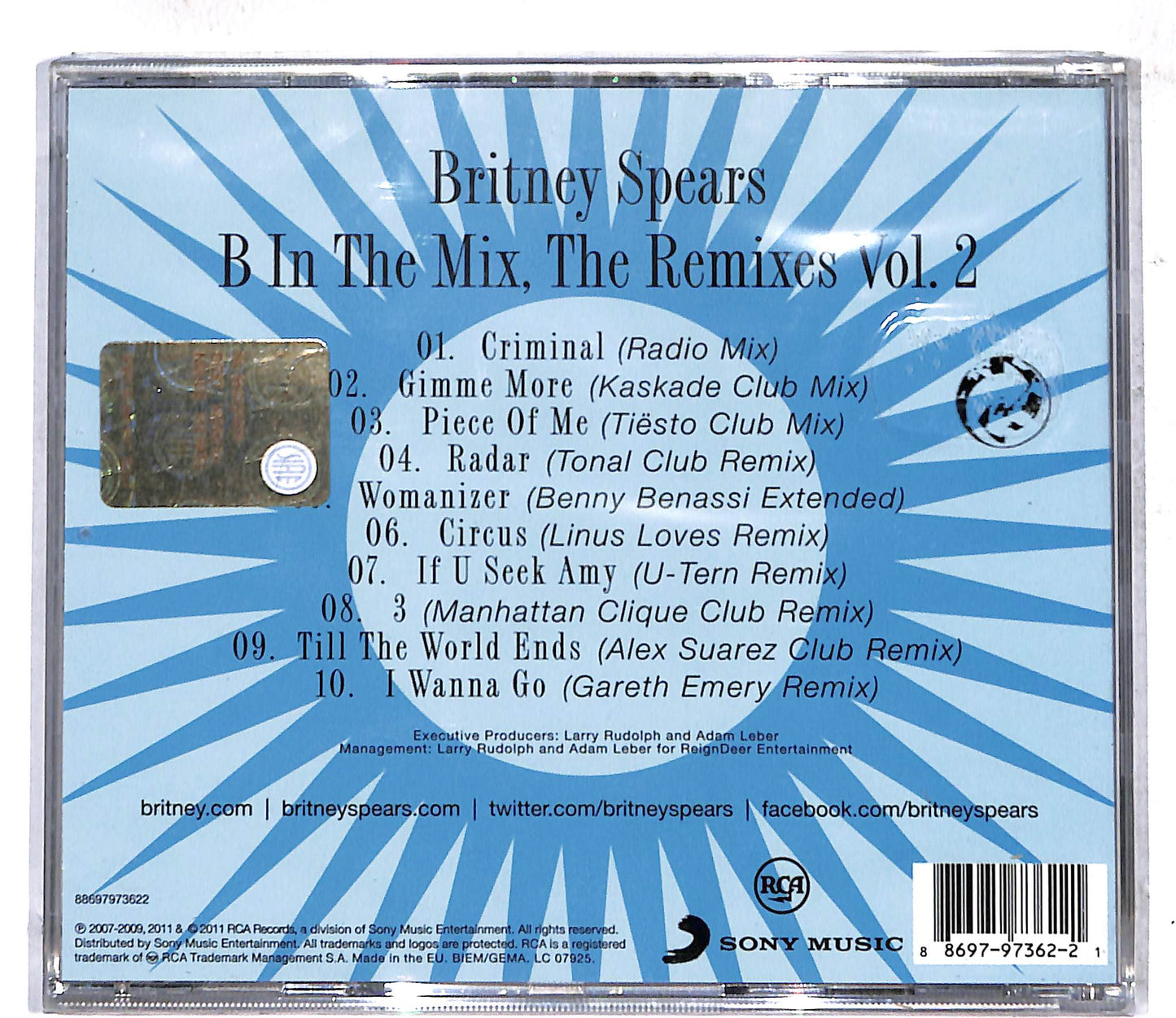 EBOND Britney Spears - B In The Mix - The Remixes Vol. 2 CD CD107557