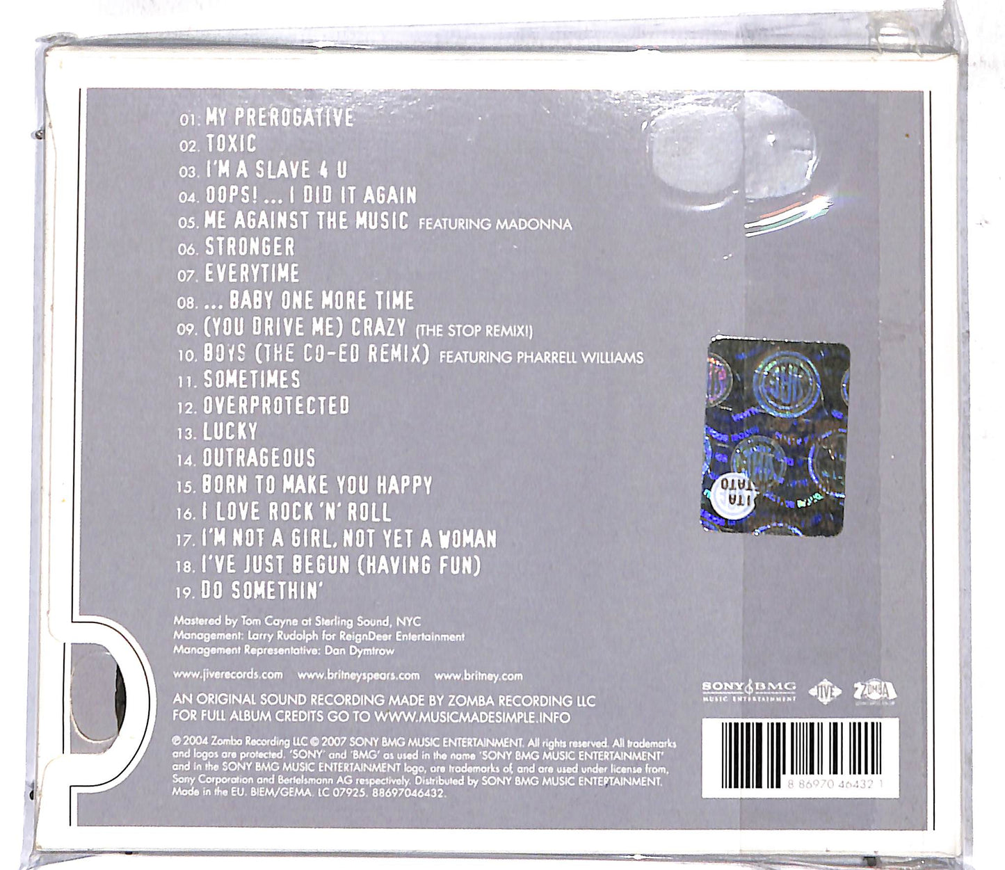EBOND Britney Spears - Greatest Hits: My Prerogative CD CD107559