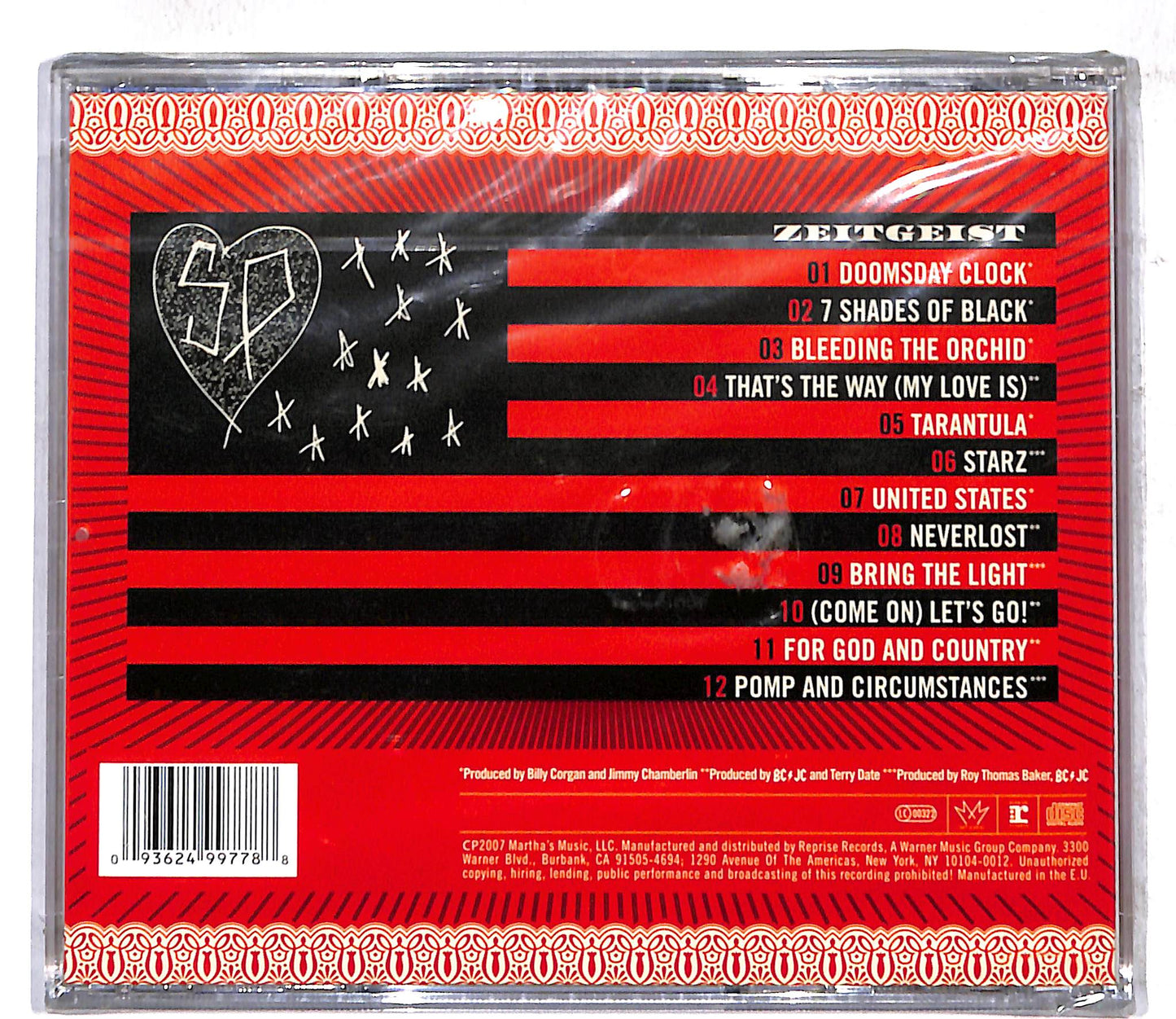 EBOND Smashing Pumpkins - Zeitgeist CD CD107564