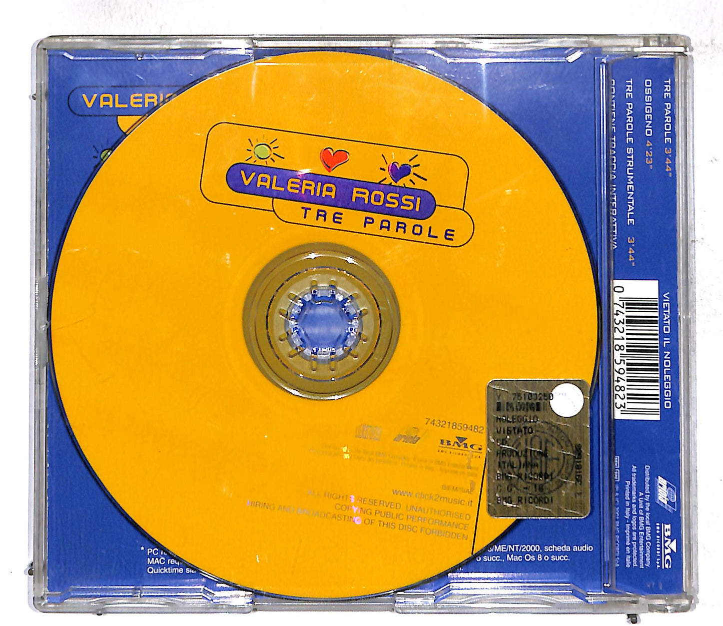 EBOND Valeria Rossi - Tre Parole CD CD107711