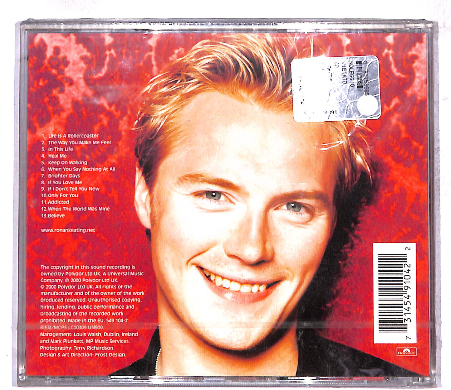 EBOND Ronan keating - Ronan CD CD107715