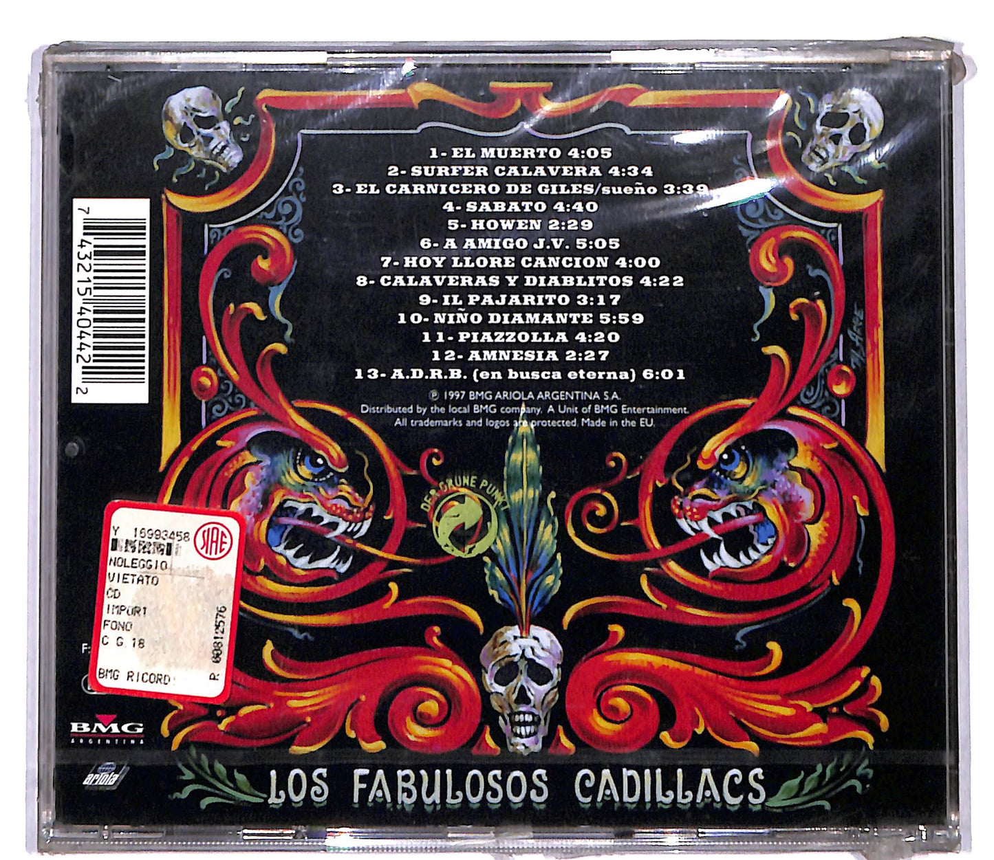EBOND Los Fabulosos Cadillacs - Fabulosos Calavera CD CD107810
