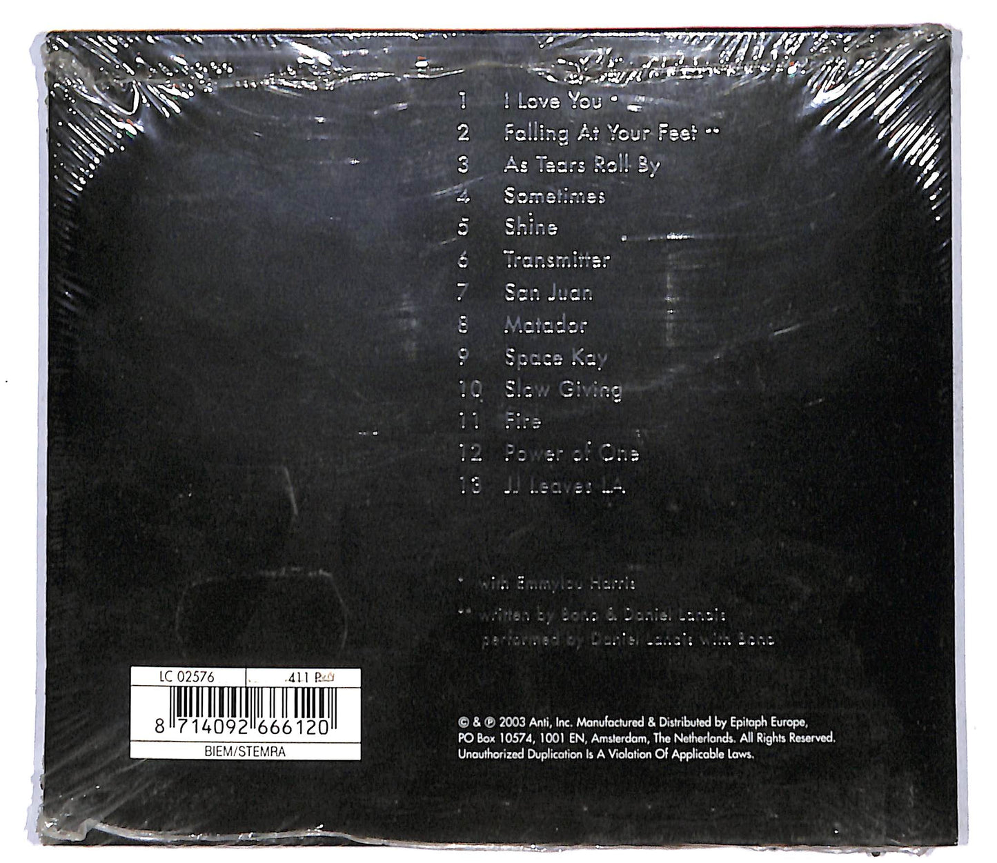 EBOND Daniel Lanois - Shine CD CD107847