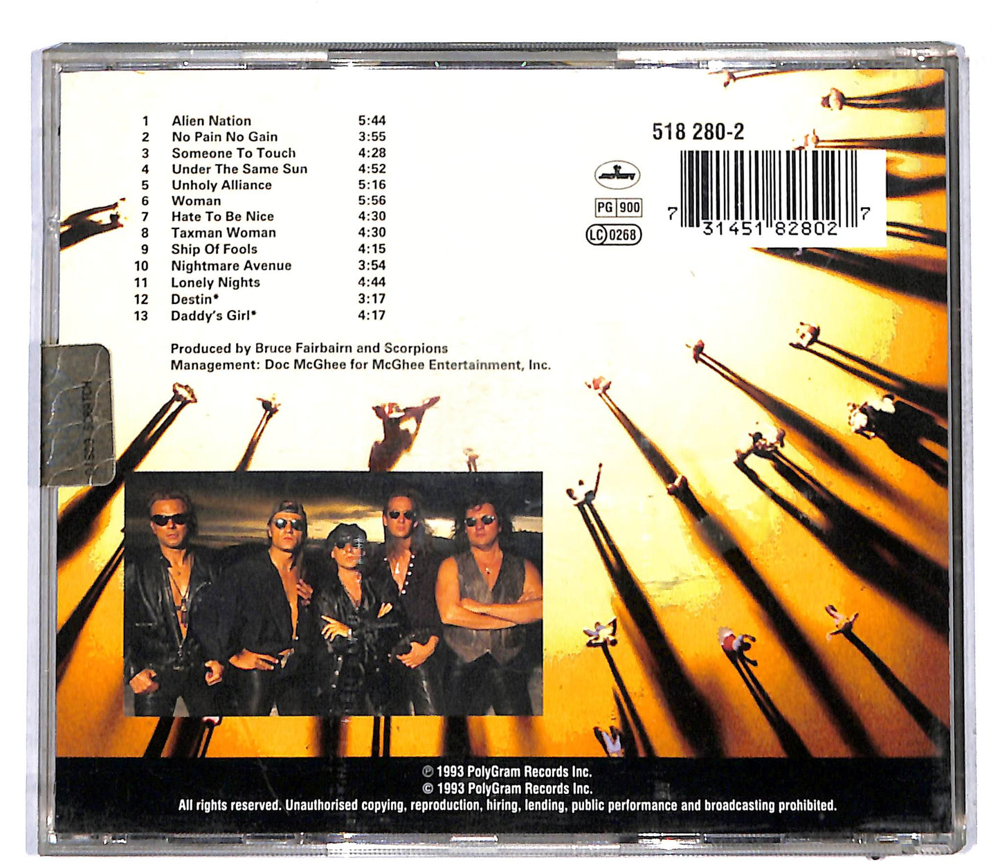 EBOND Scorpions - Face The Heat CD CD107864