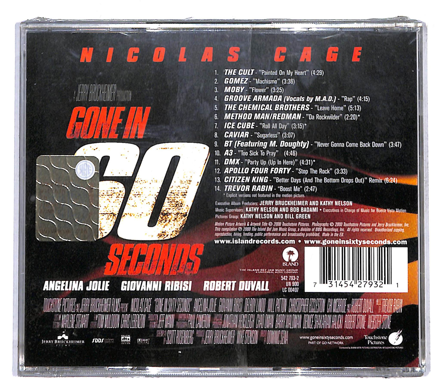 EBOND Various - Gone In 60 Seconds CD CD107909