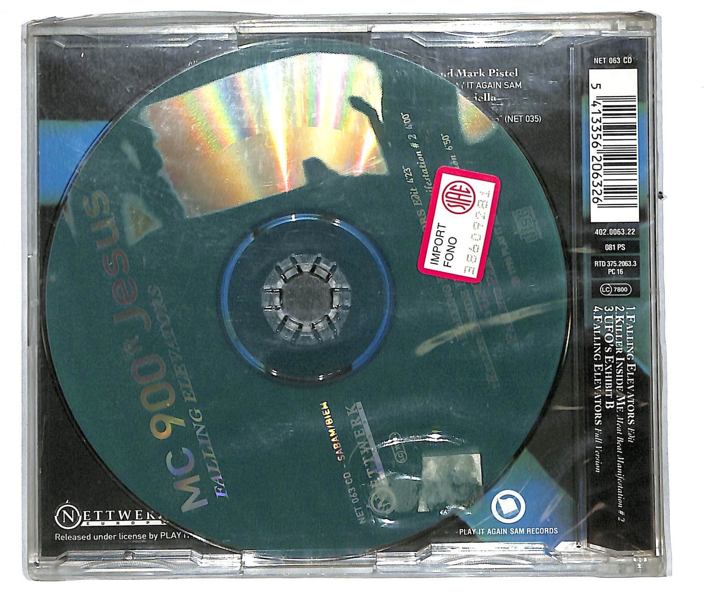 EBOND MC 900 Ft Jesus - Falling Elevators CD CD108017
