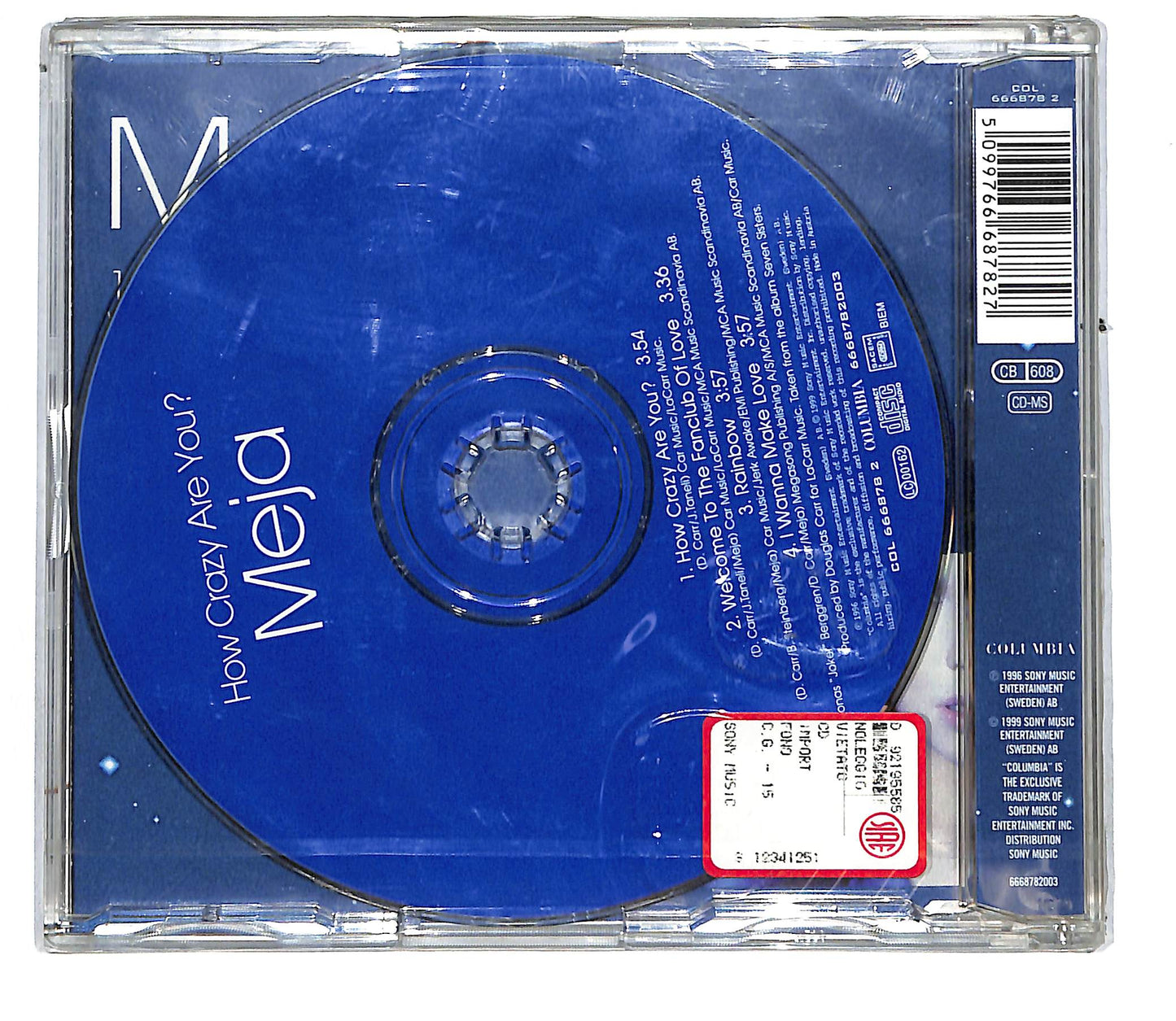 EBOND Meja - How Crazy Are You? CD CD108020