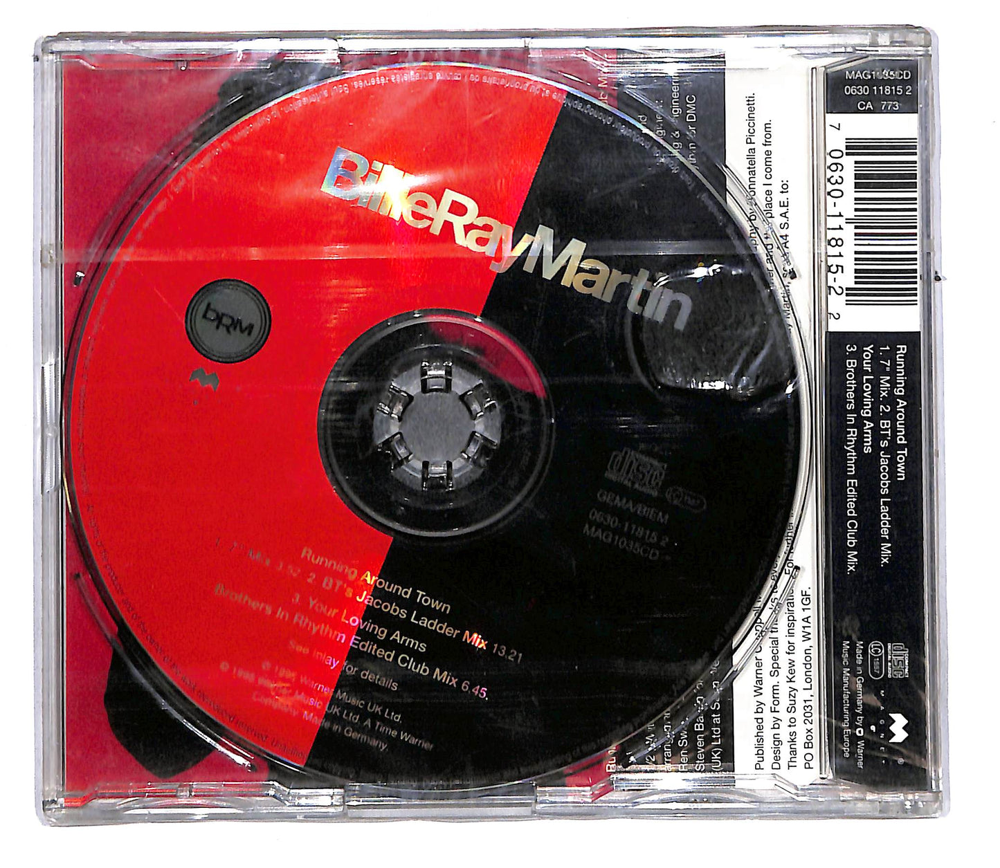 EBOND BillieRayMartin - Running Around Town CD CD108021