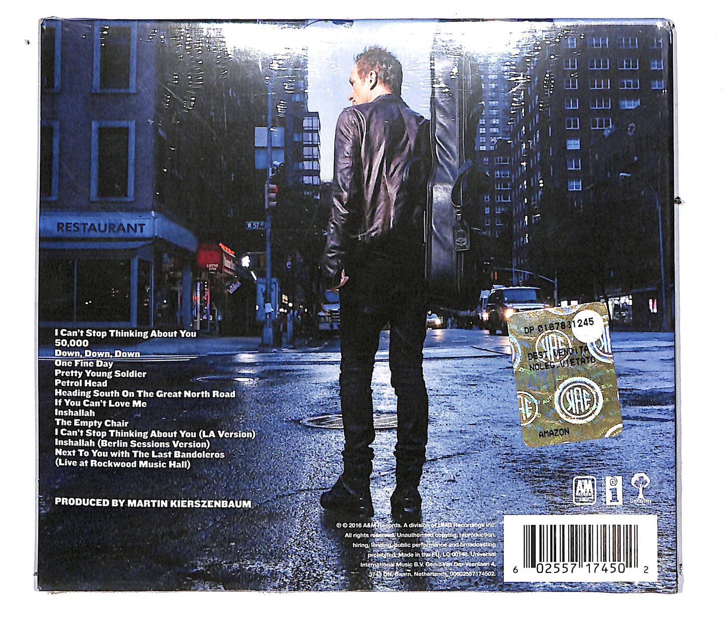 EBOND Sting - 57th & 9th DIGIPACK CD CD108026