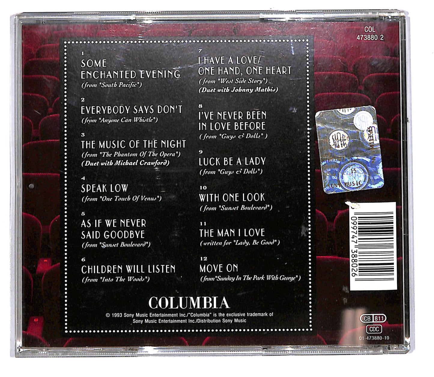 EBOND Barbra - Back To Broadway CD CD108029