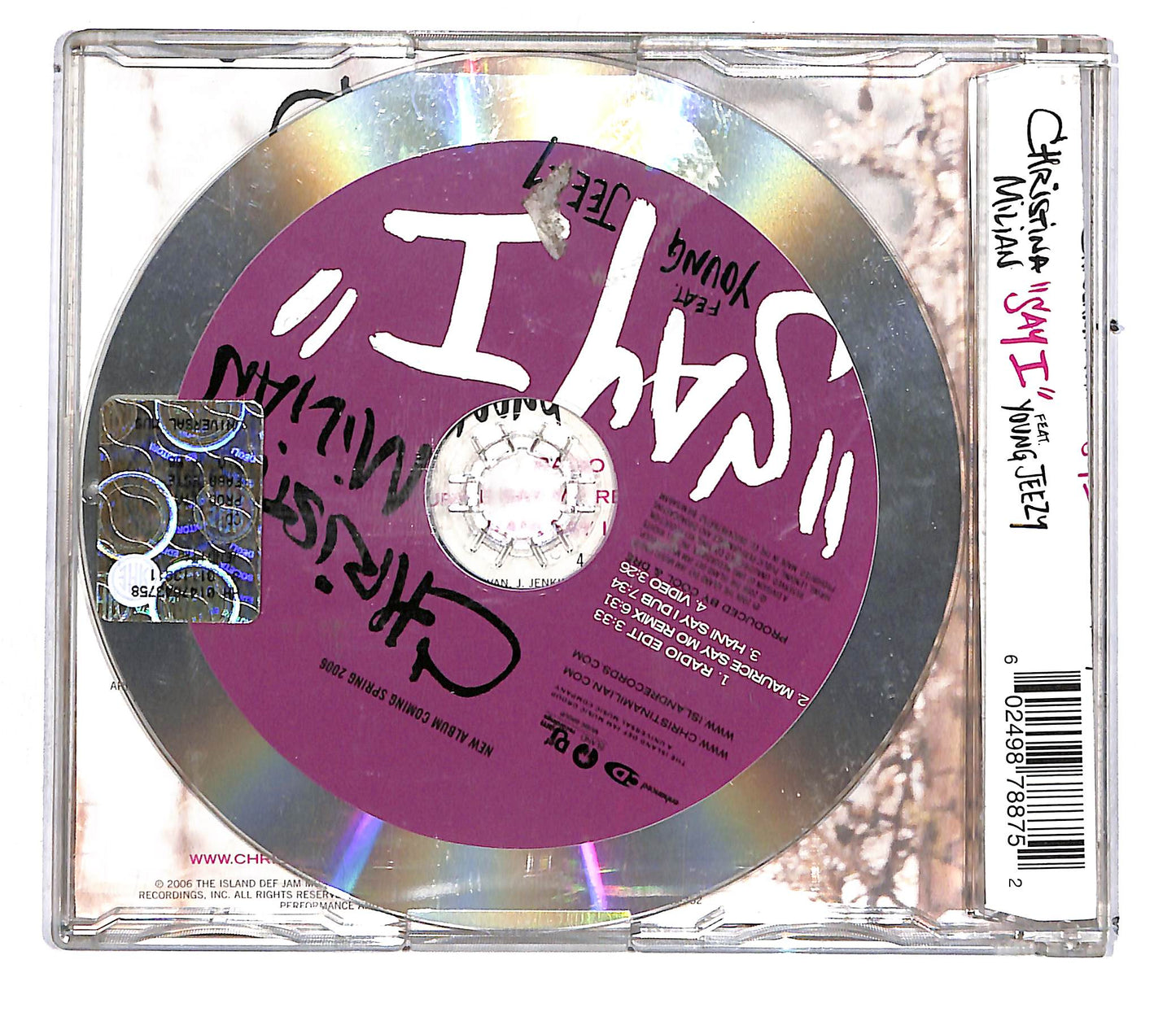 EBOND Christina Milian Featuring Young Jeezy - Say I CD CD108055