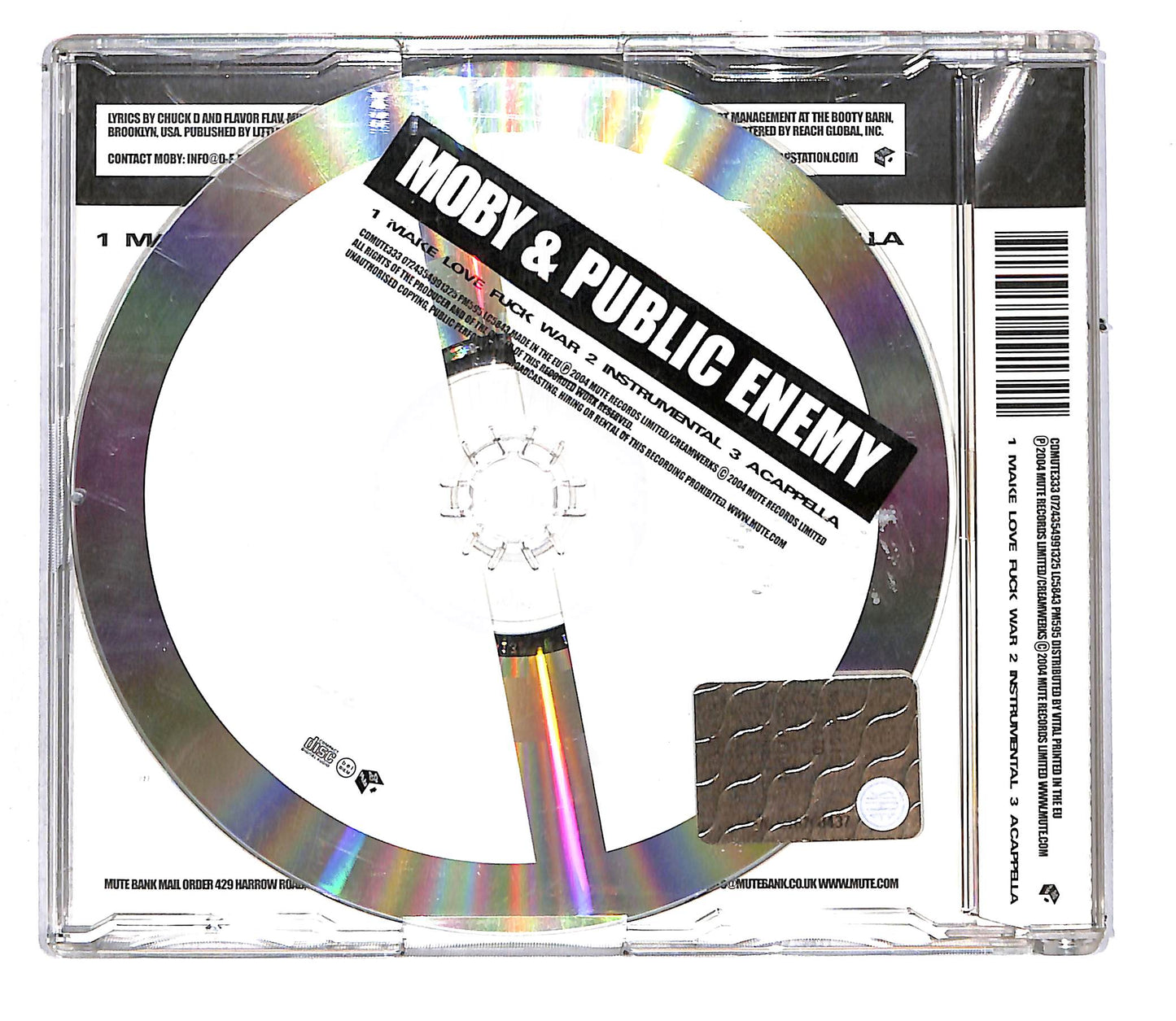 EBOND Moby & Public Enemy - Make Love Fuck War CD CD108059