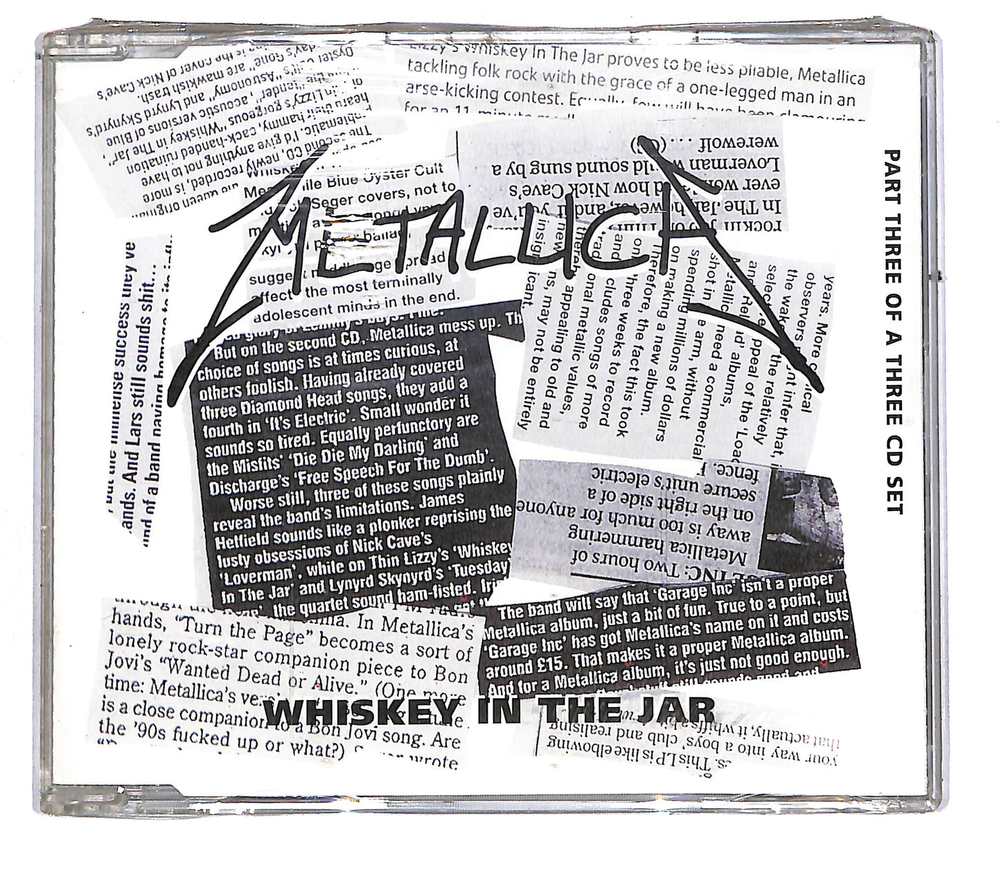 EBOND Metallica - Whiskey In The Jar - Part Three CD CD108117