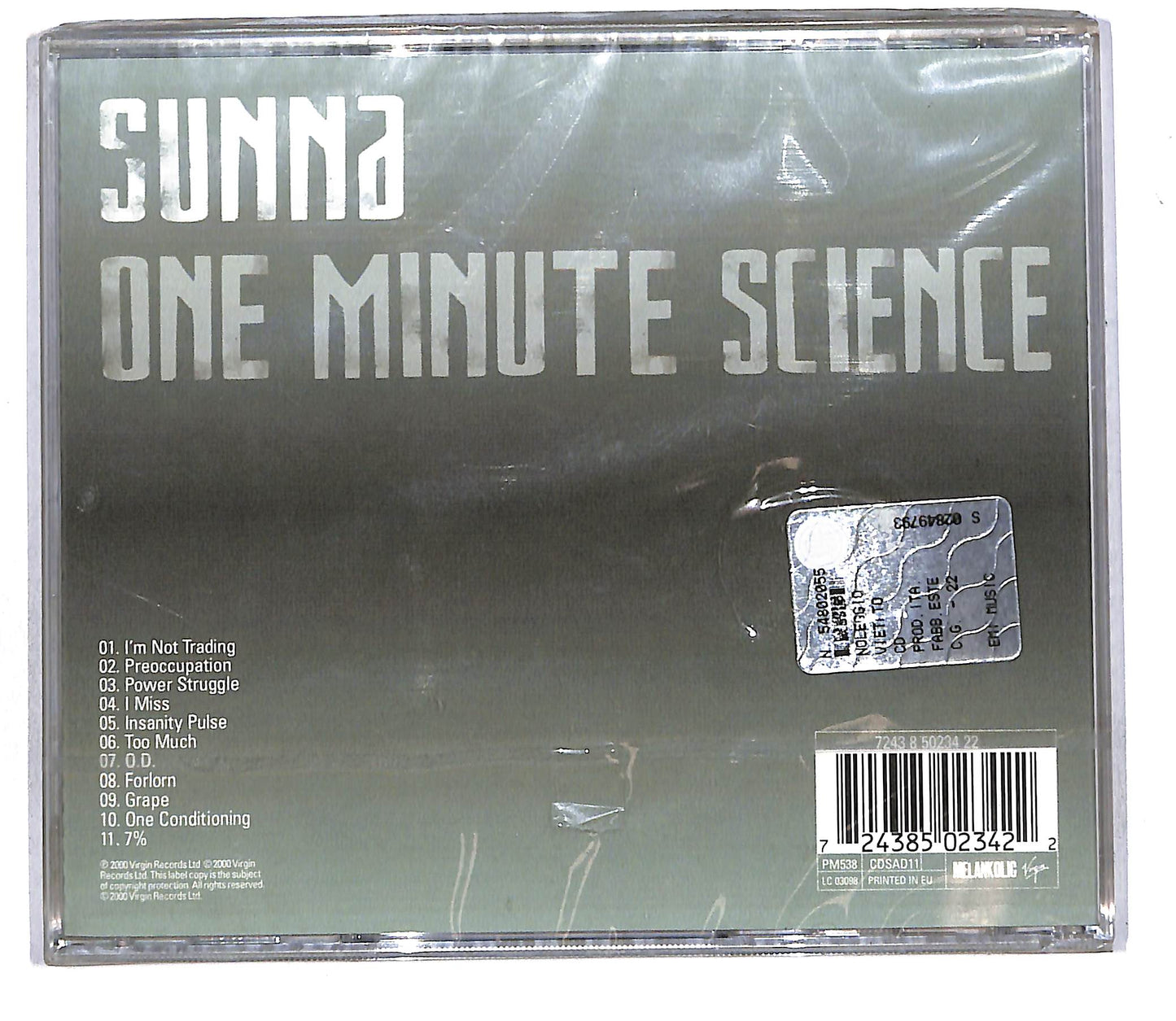 EBOND Sunna - One Minute Science CD CD108123