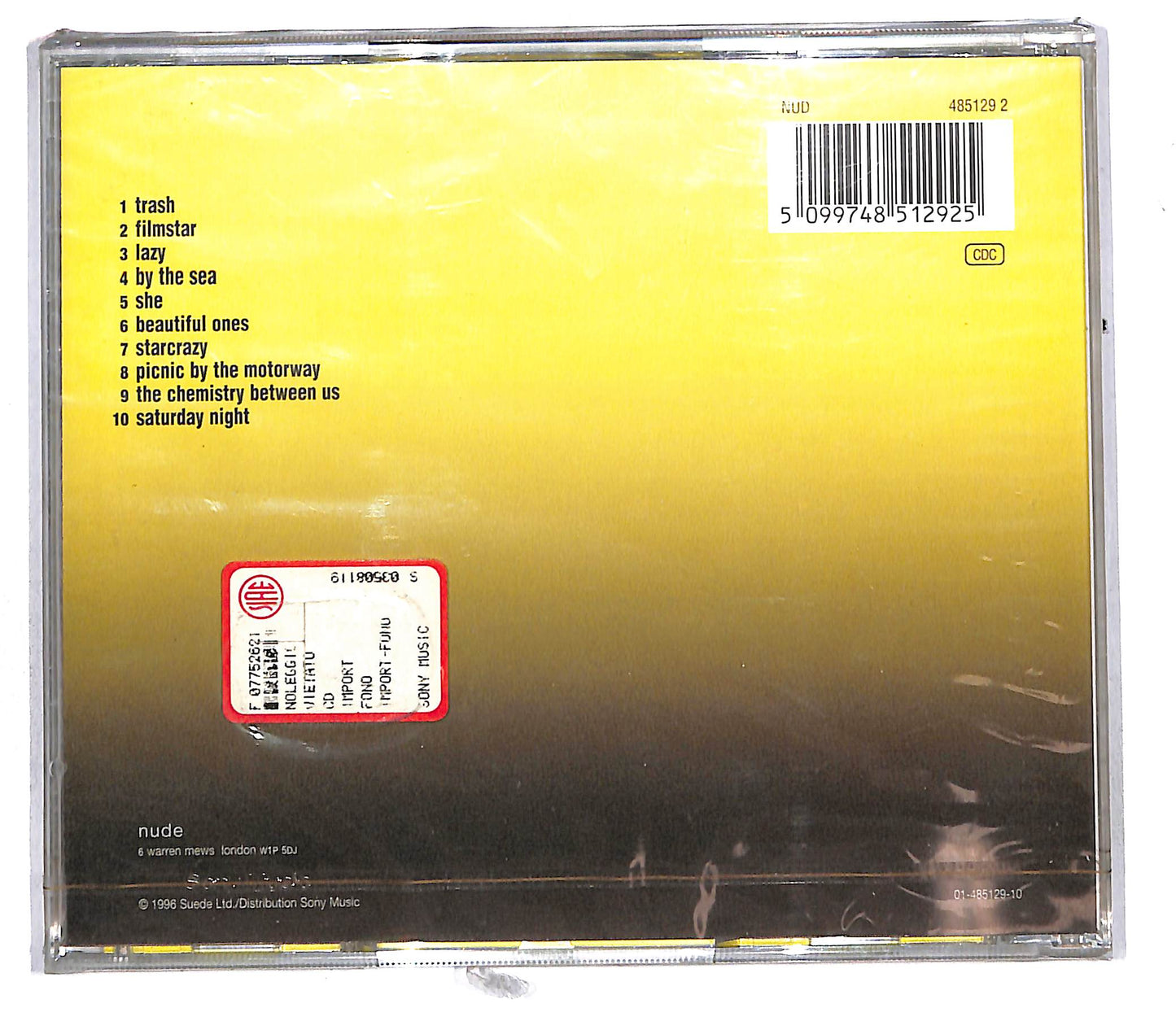 EBOND Suede - Coming Up CD CD108138