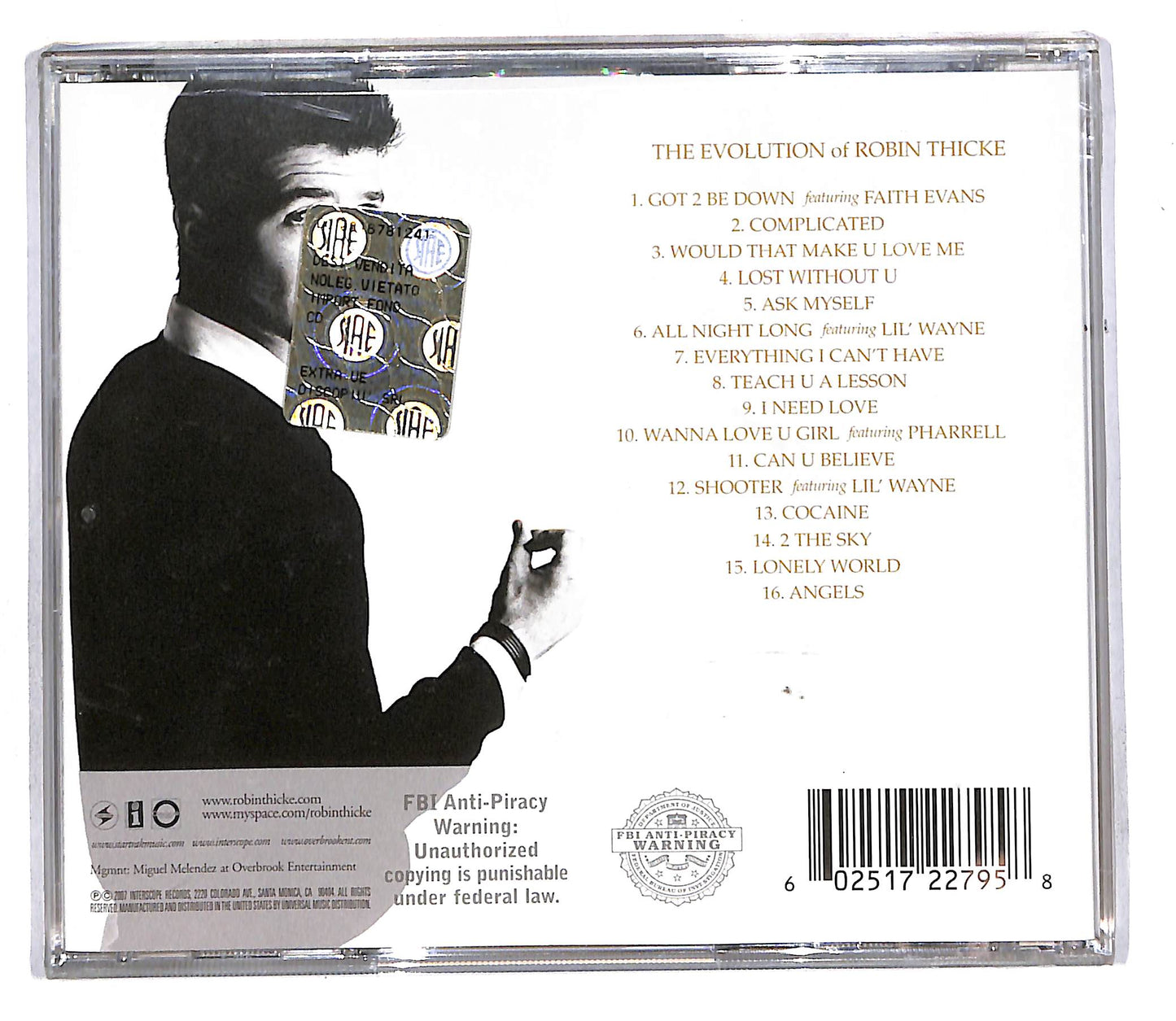EBOND Robin Thicke - The Evolution Of Robin Thicke CD CD108145