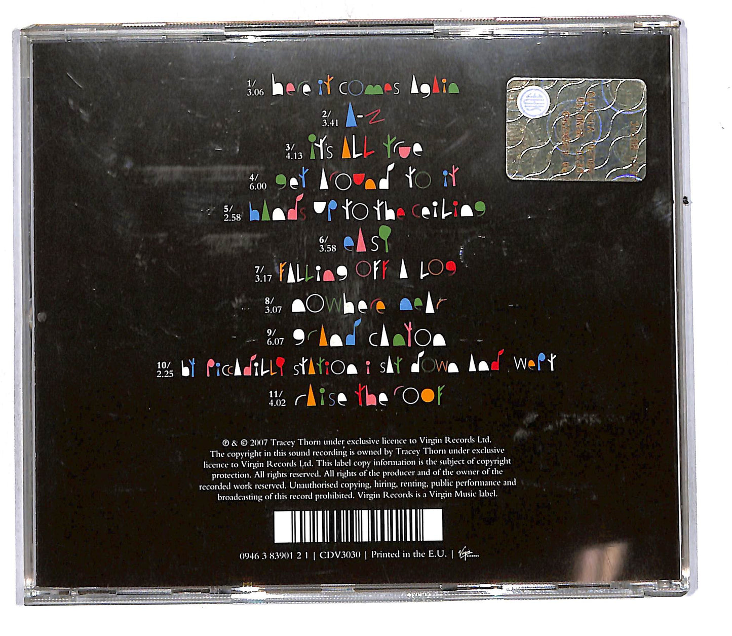 EBOND Tracey Thorn - Out Of The Woods CD CD108154