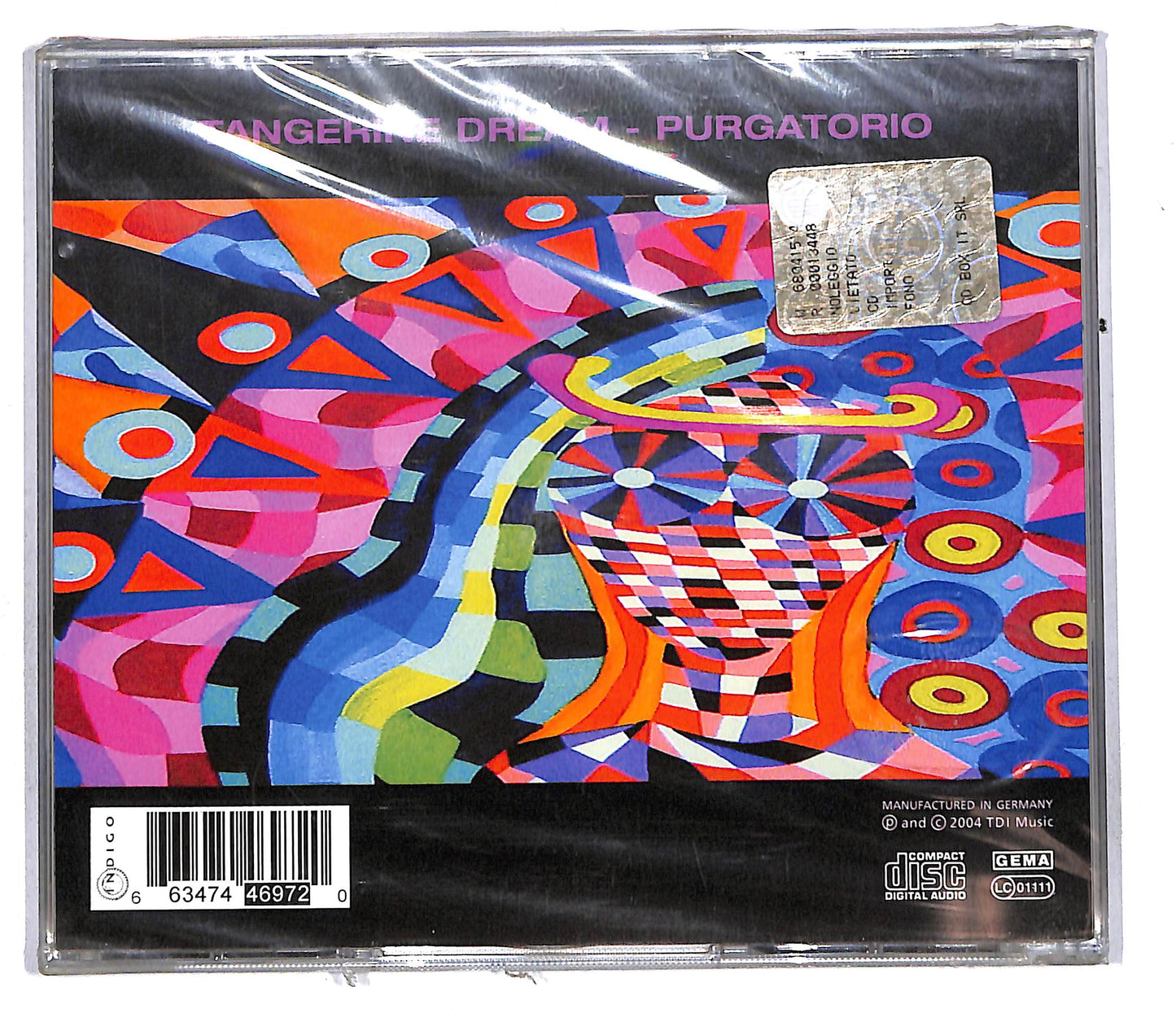 EBOND Tangerine Dream - Purgatorio CD CD108164